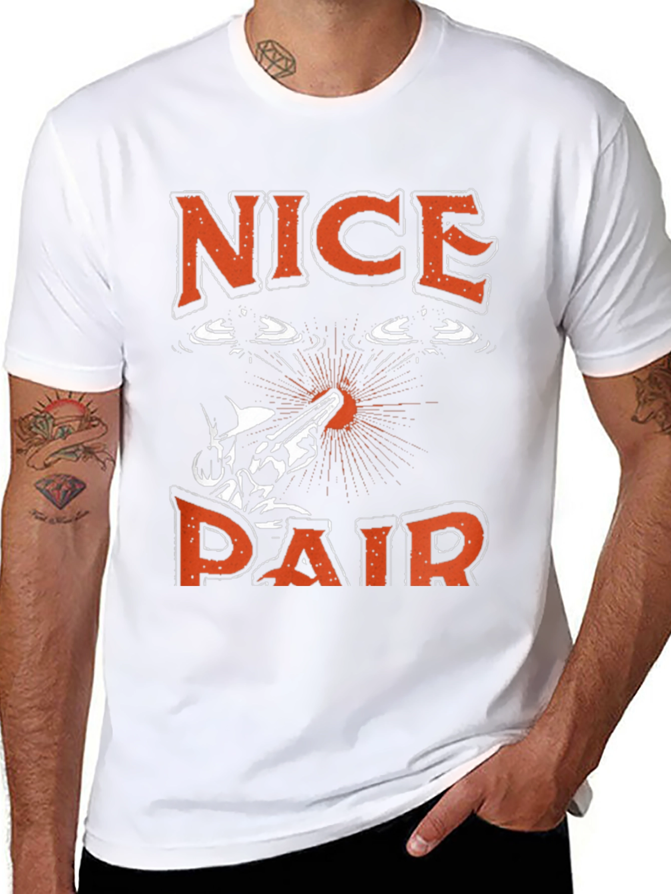 Nice Pair T-Shirt - Funny Fishing Graphic Tee