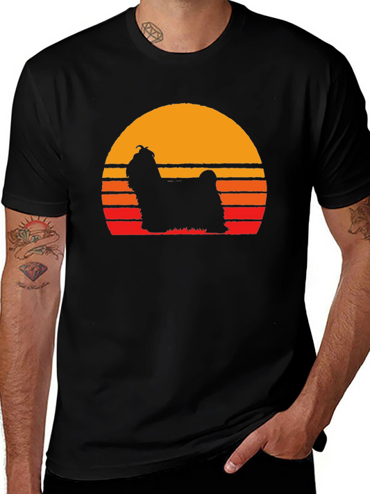 Retro Dog Silhouette T-Shirt