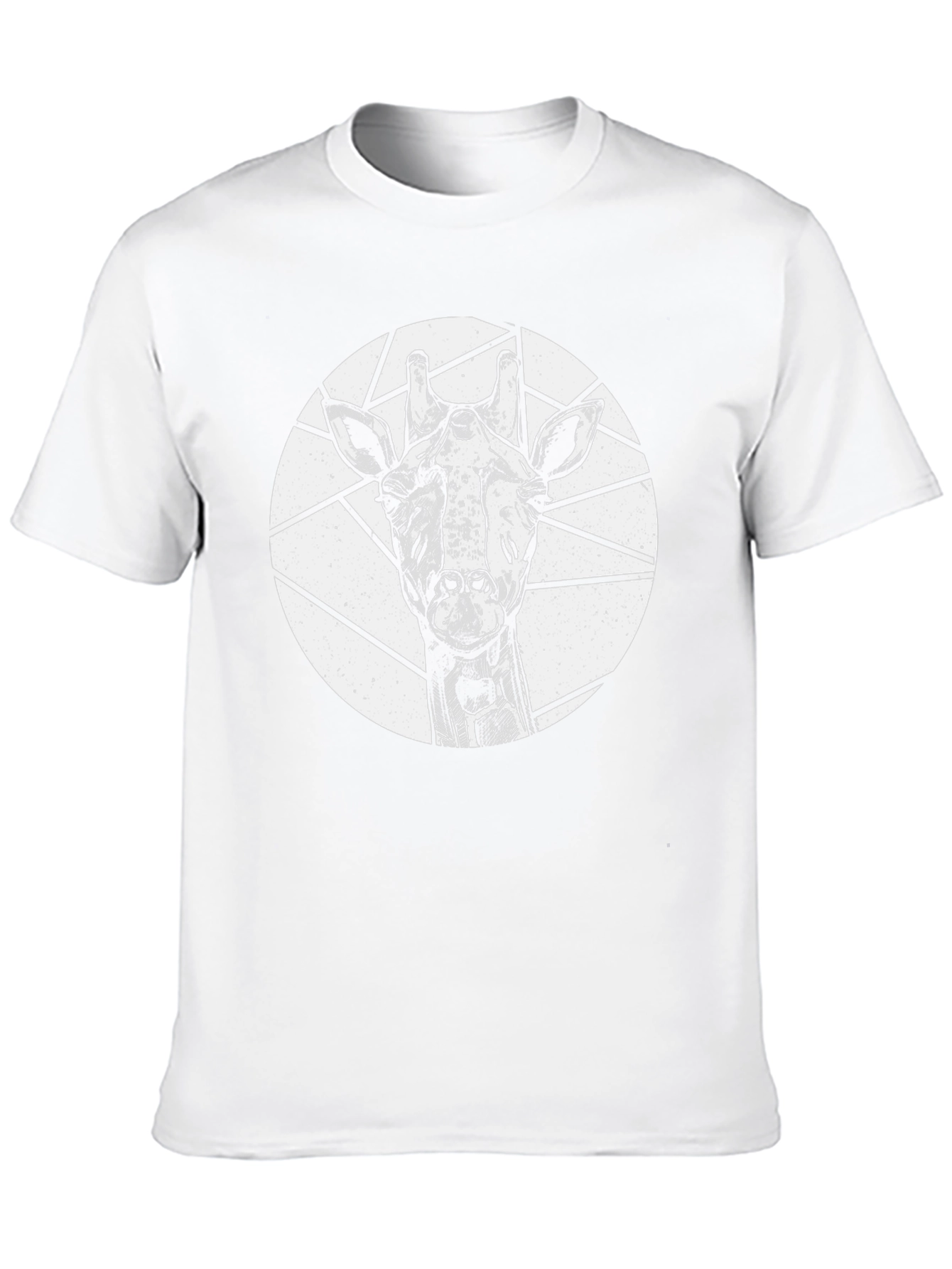 Giraffe Graphic Tee - Unique Black Shirt