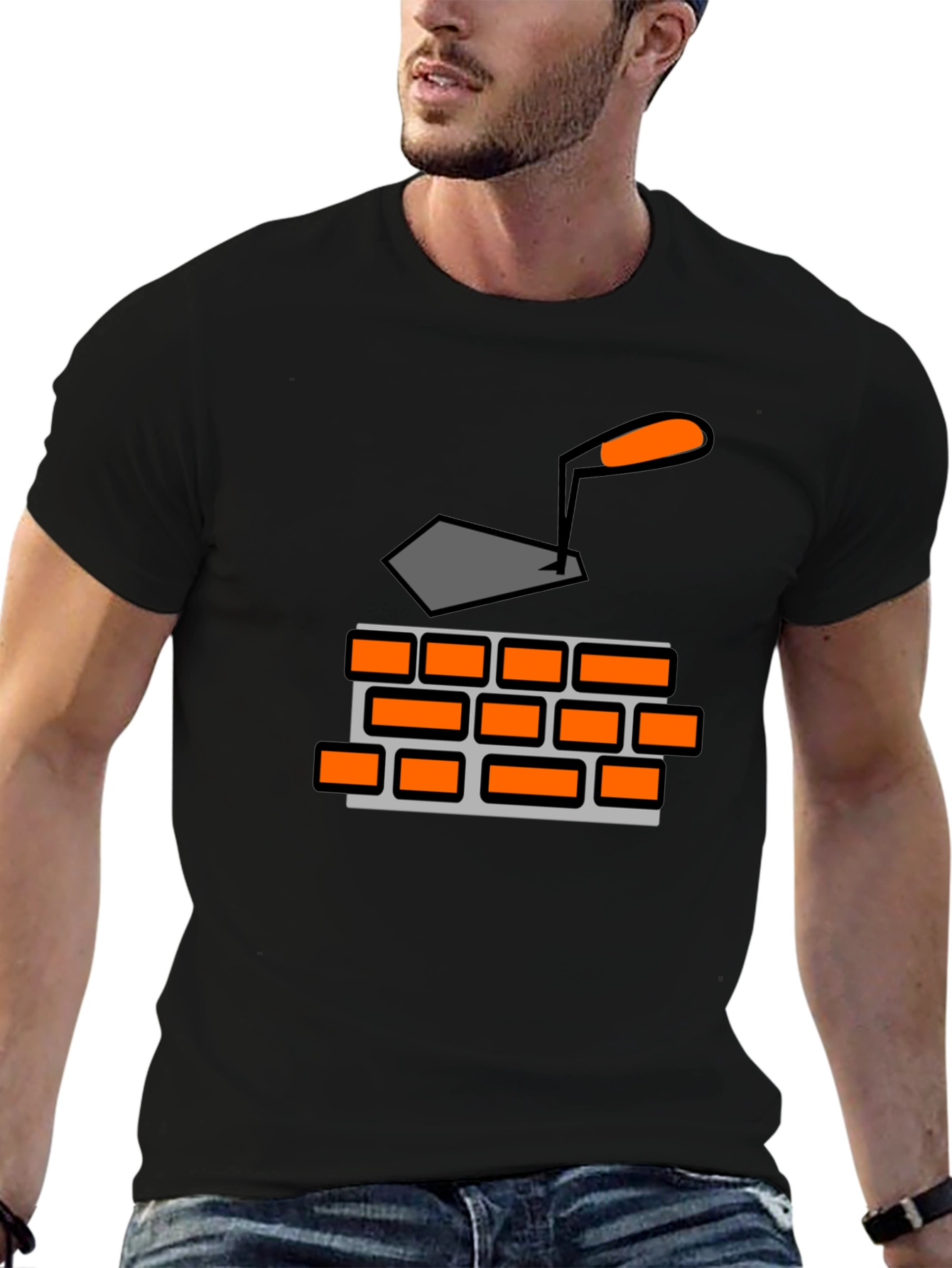 Bricklayer Graphic T-Shirt - Black
