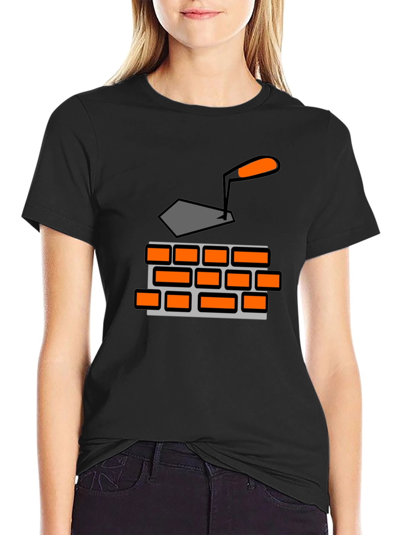 Bricklayer Graphic T-Shirt - Black