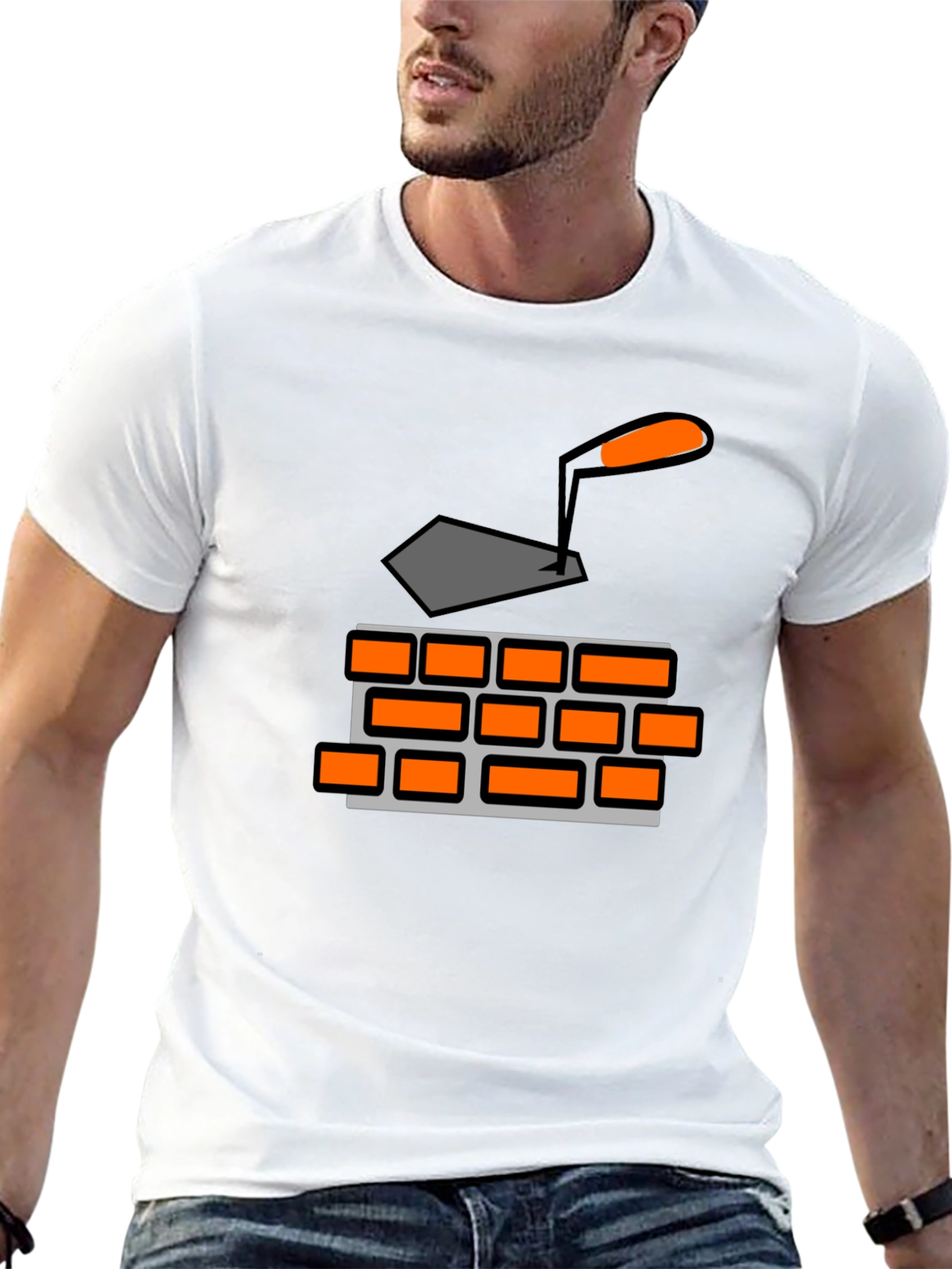 Bricklayer Graphic T-Shirt - Black