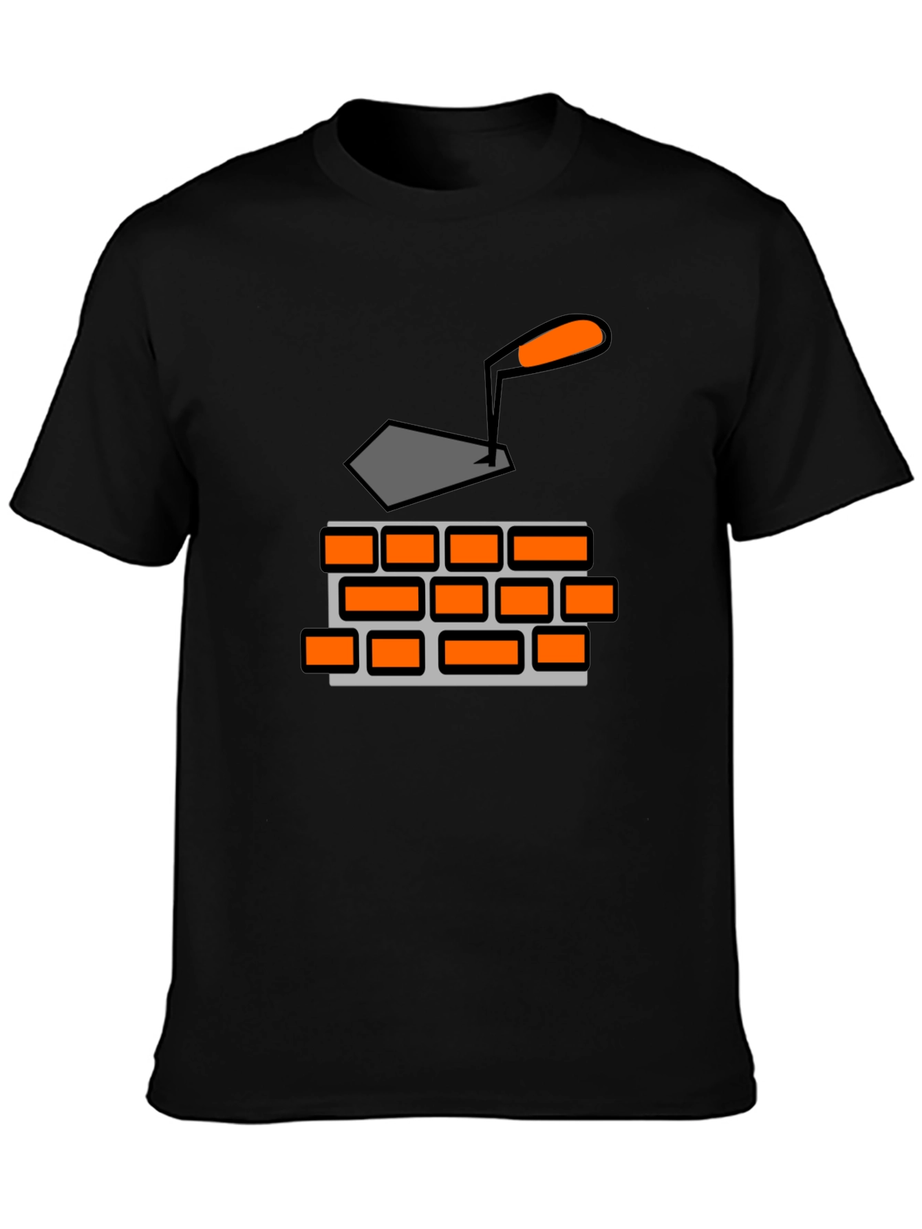 Bricklayer Graphic T-Shirt - Black