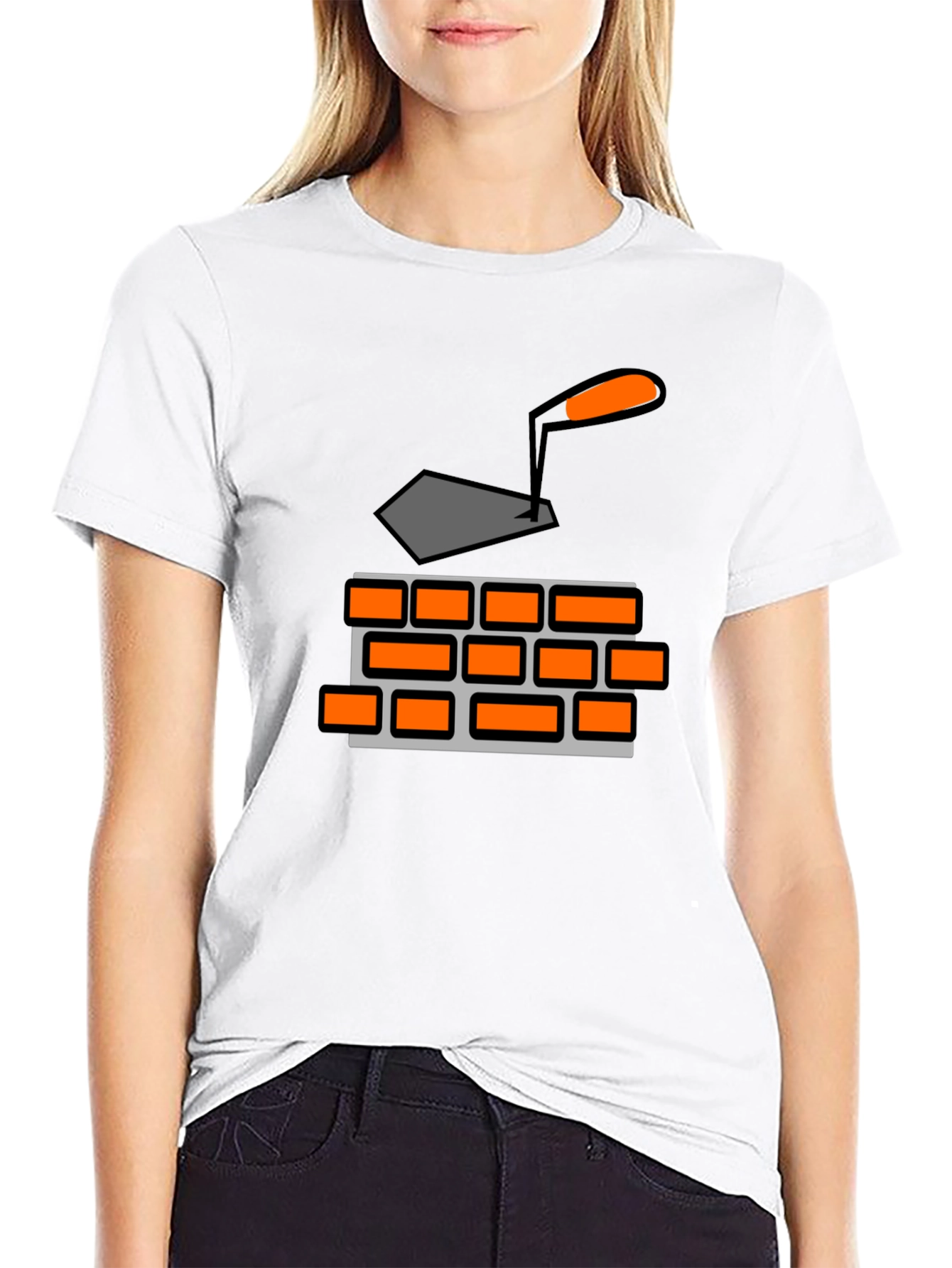 Bricklayer Graphic T-Shirt - Black