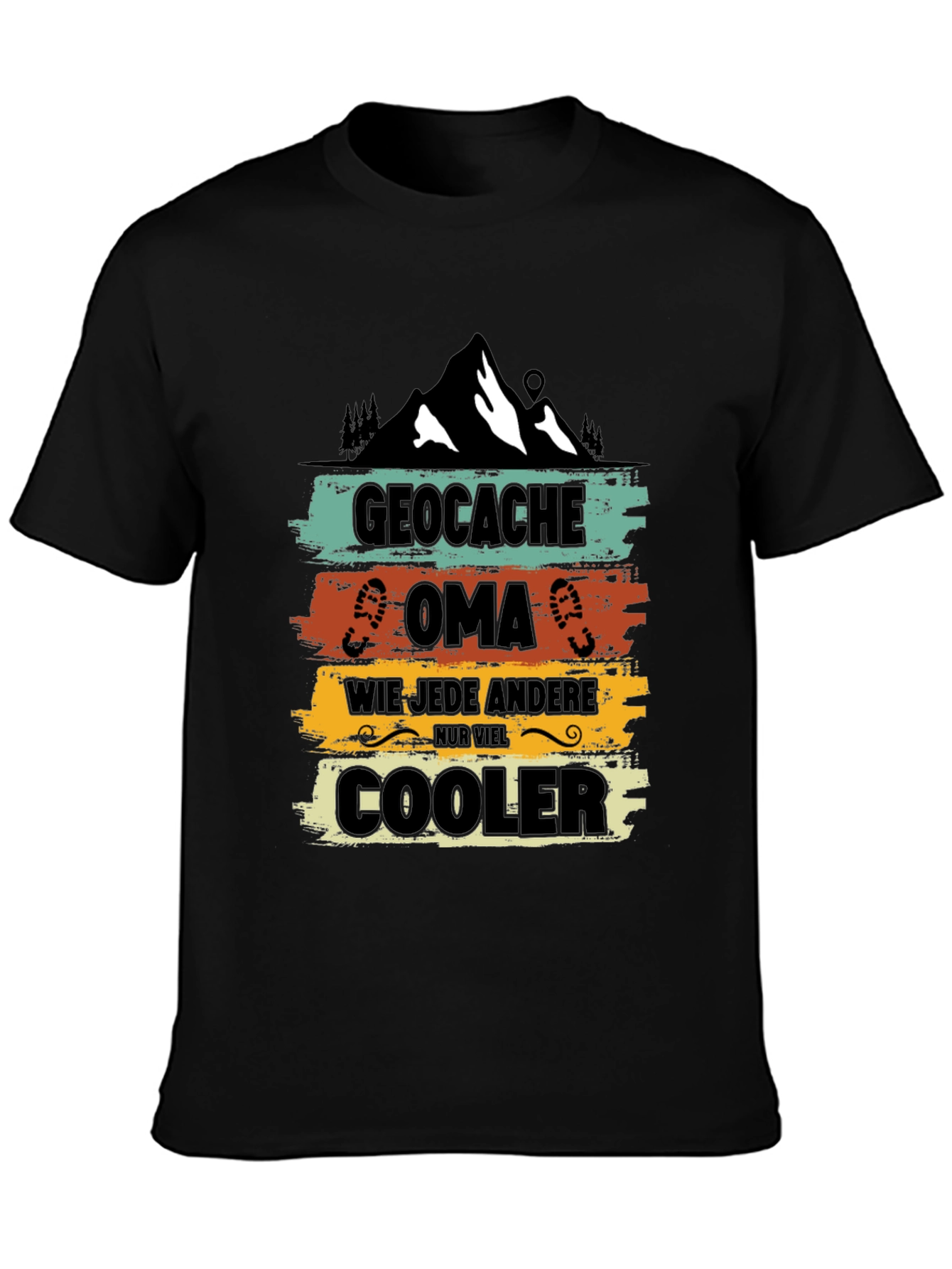 Geocache Oma Cooler T-Shirt - Outdoor Adventure Tee