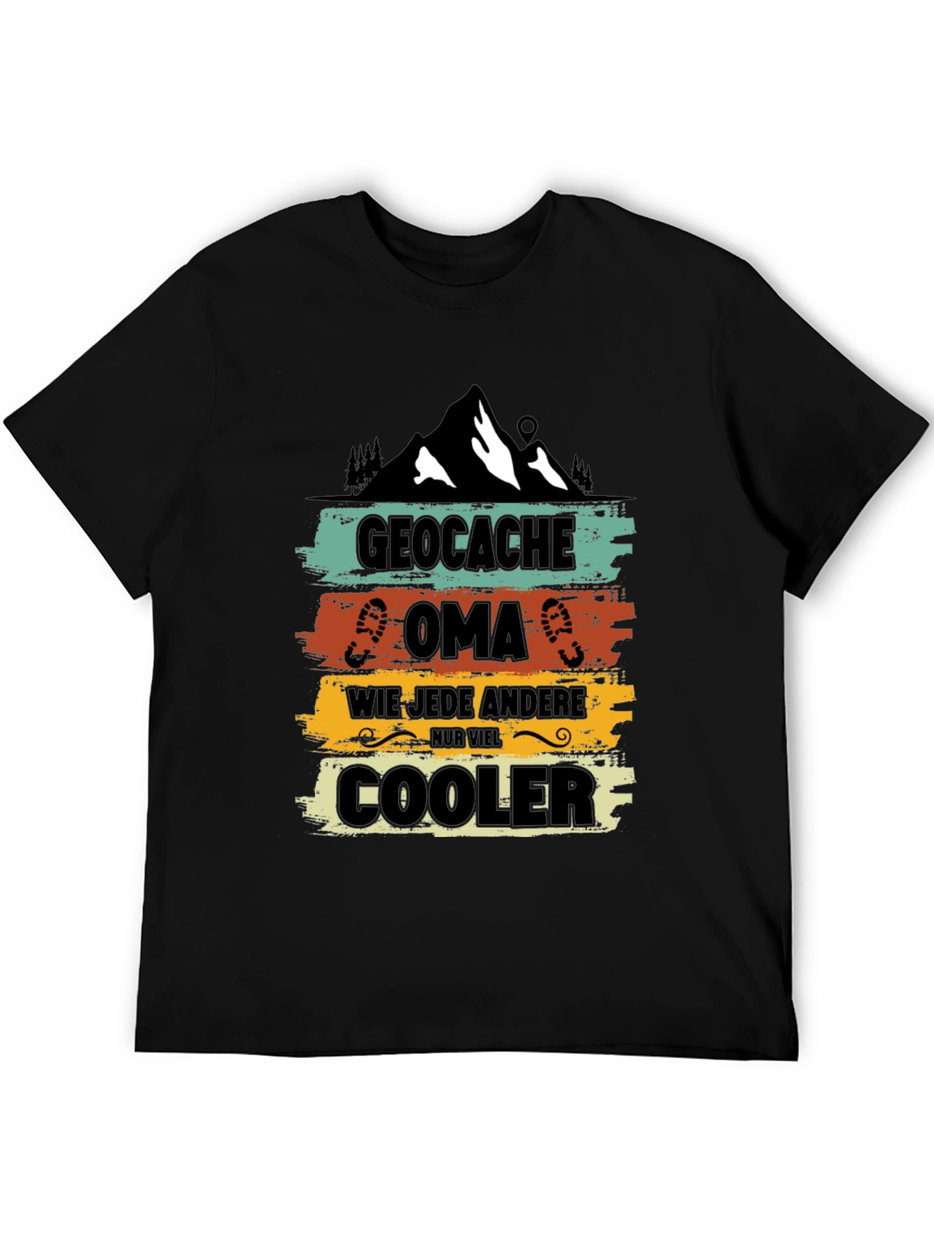 Geocache Oma Cooler T-Shirt - Outdoor Adventure Tee