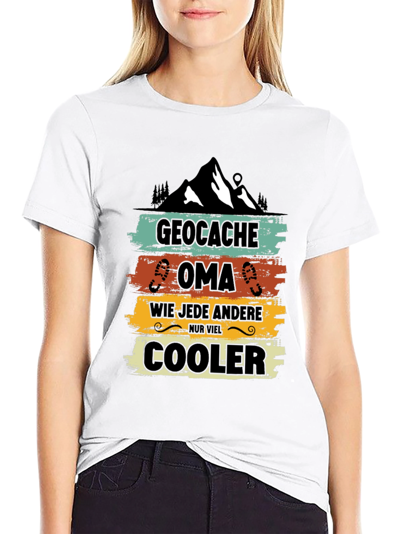 Geocache Oma Cooler T-Shirt - Outdoor Adventure Tee