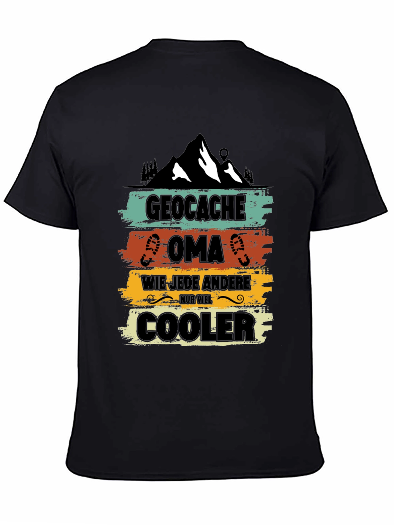 Geocache Oma Cooler T-Shirt - Outdoor Adventure Tee