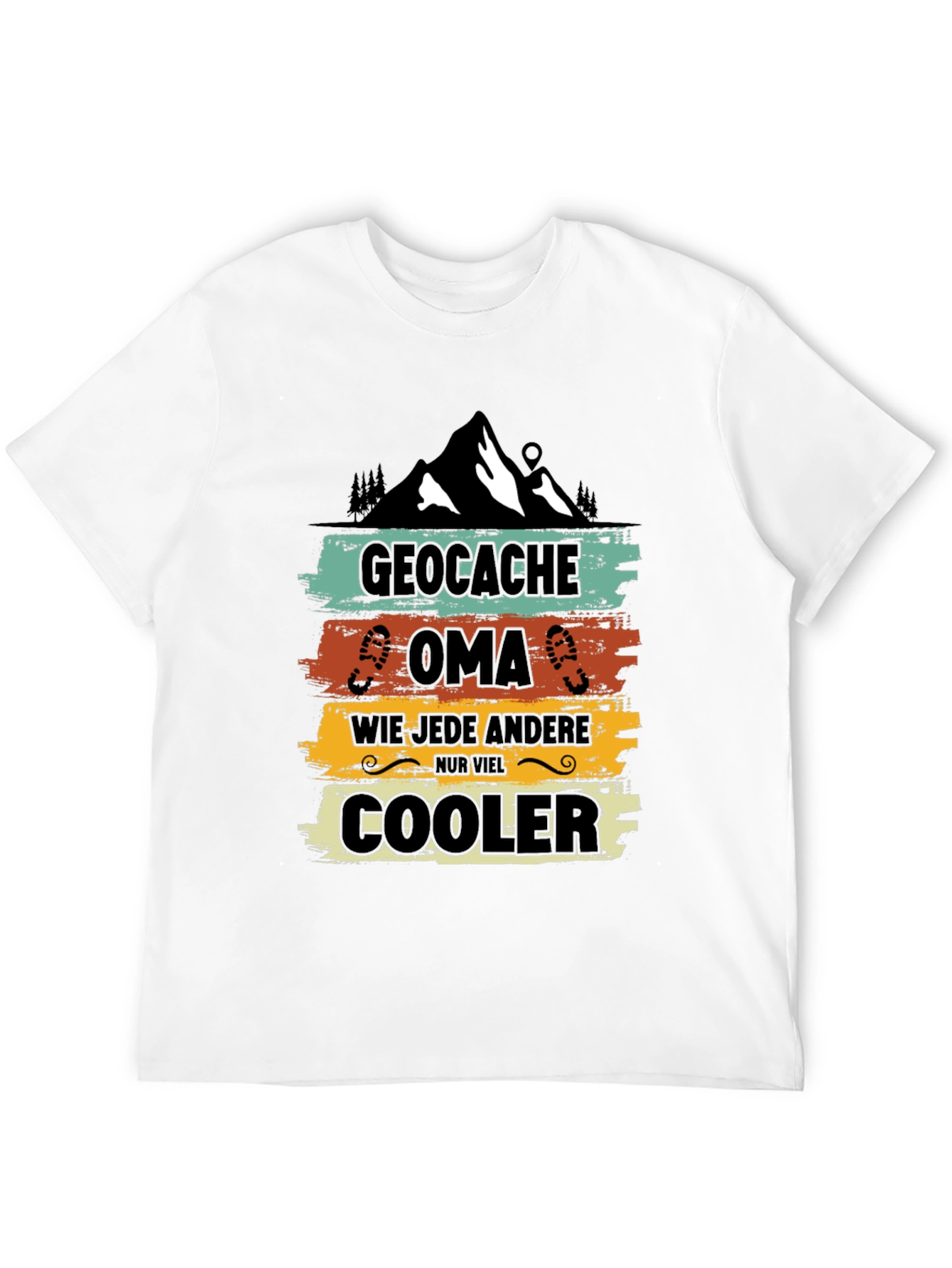 Geocache Oma Cooler T-Shirt - Outdoor Adventure Tee