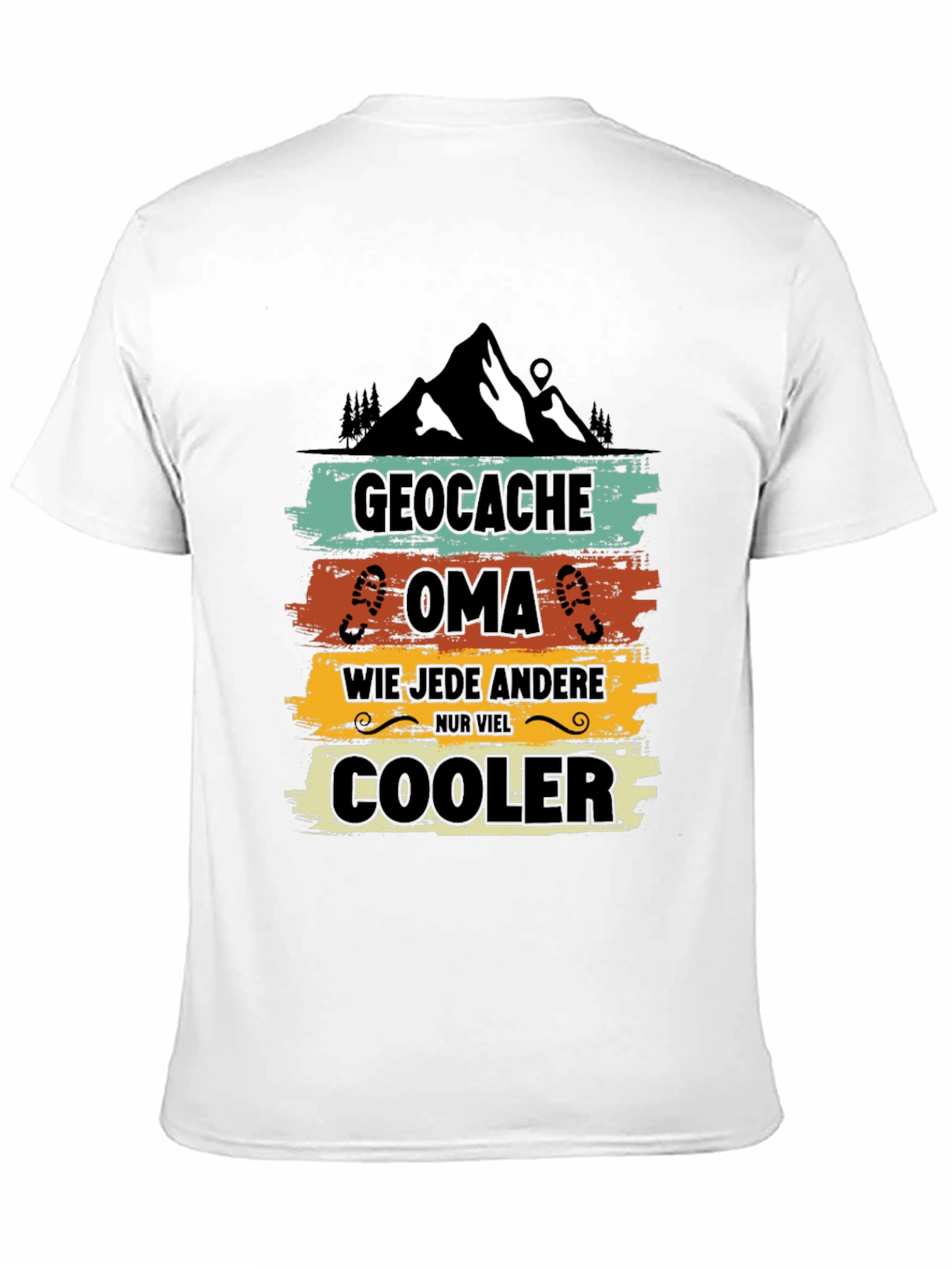 Geocache Oma Cooler T-Shirt - Outdoor Adventure Tee