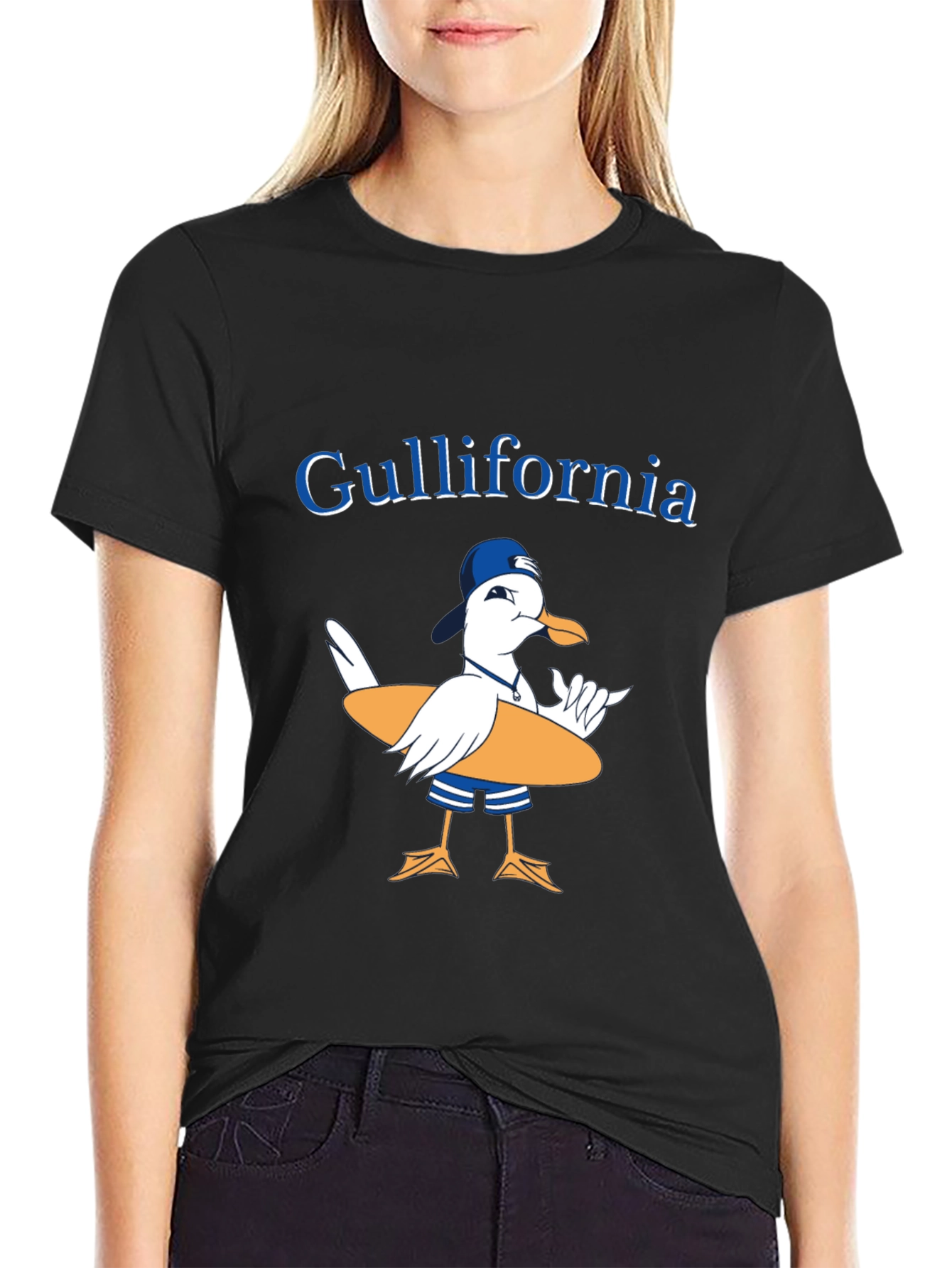 Gullifornia Graphic T-Shirt - Beach Surf Style