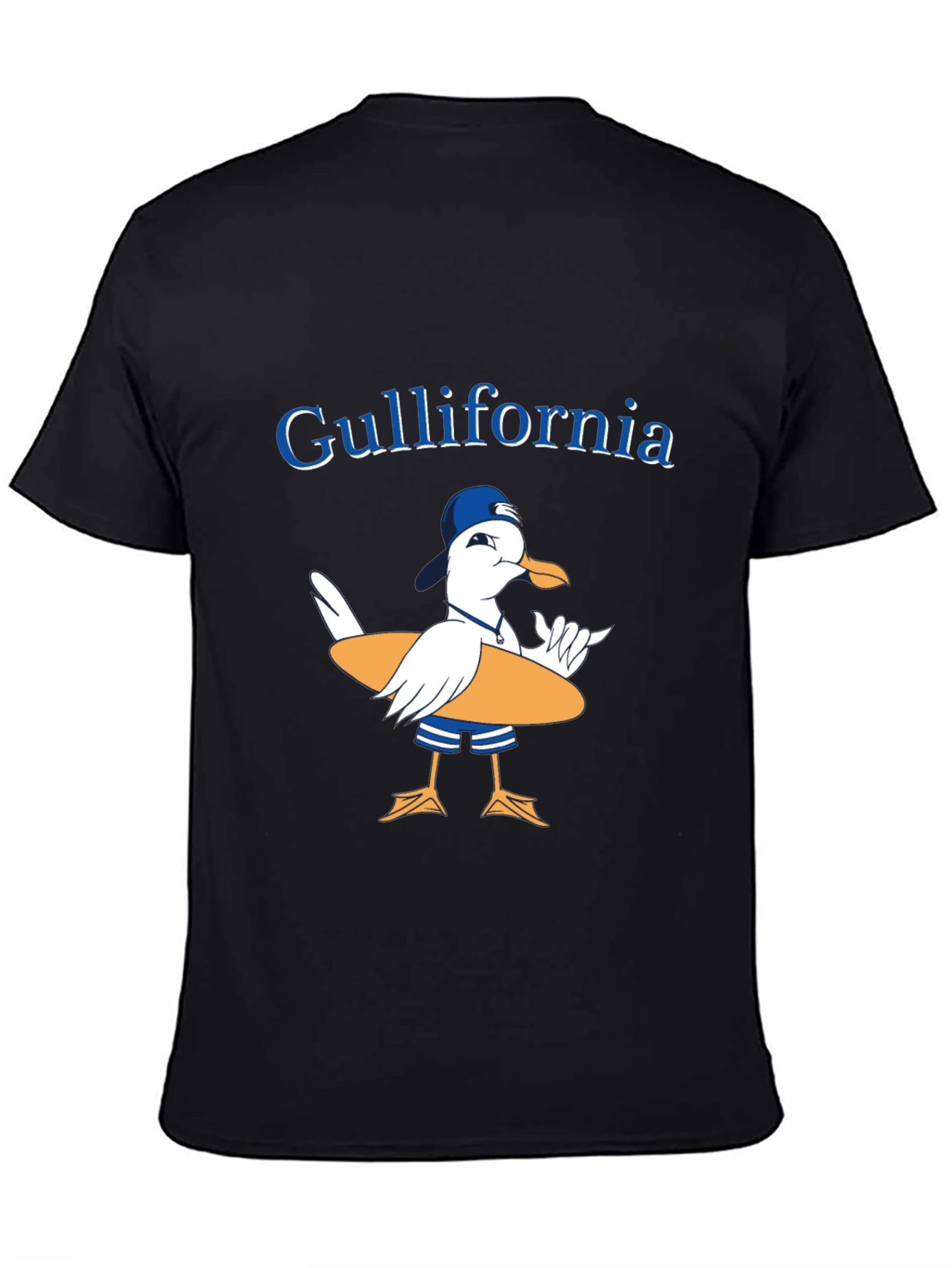 Gullifornia Graphic T-Shirt - Beach Surf Style