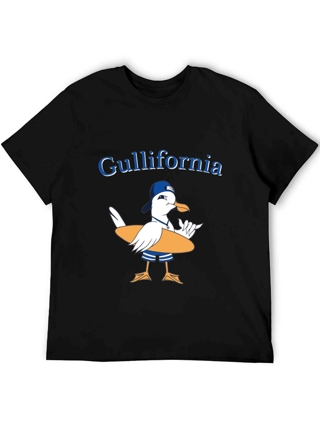Gullifornia Graphic T-Shirt - Beach Surf Style