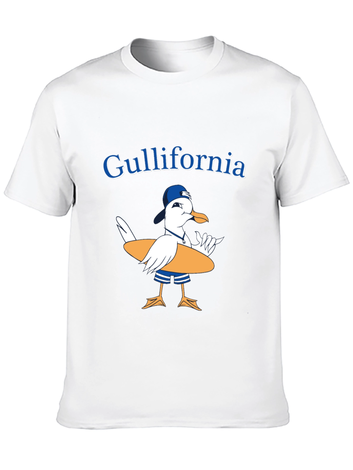 Gullifornia Graphic T-Shirt - Beach Surf Style