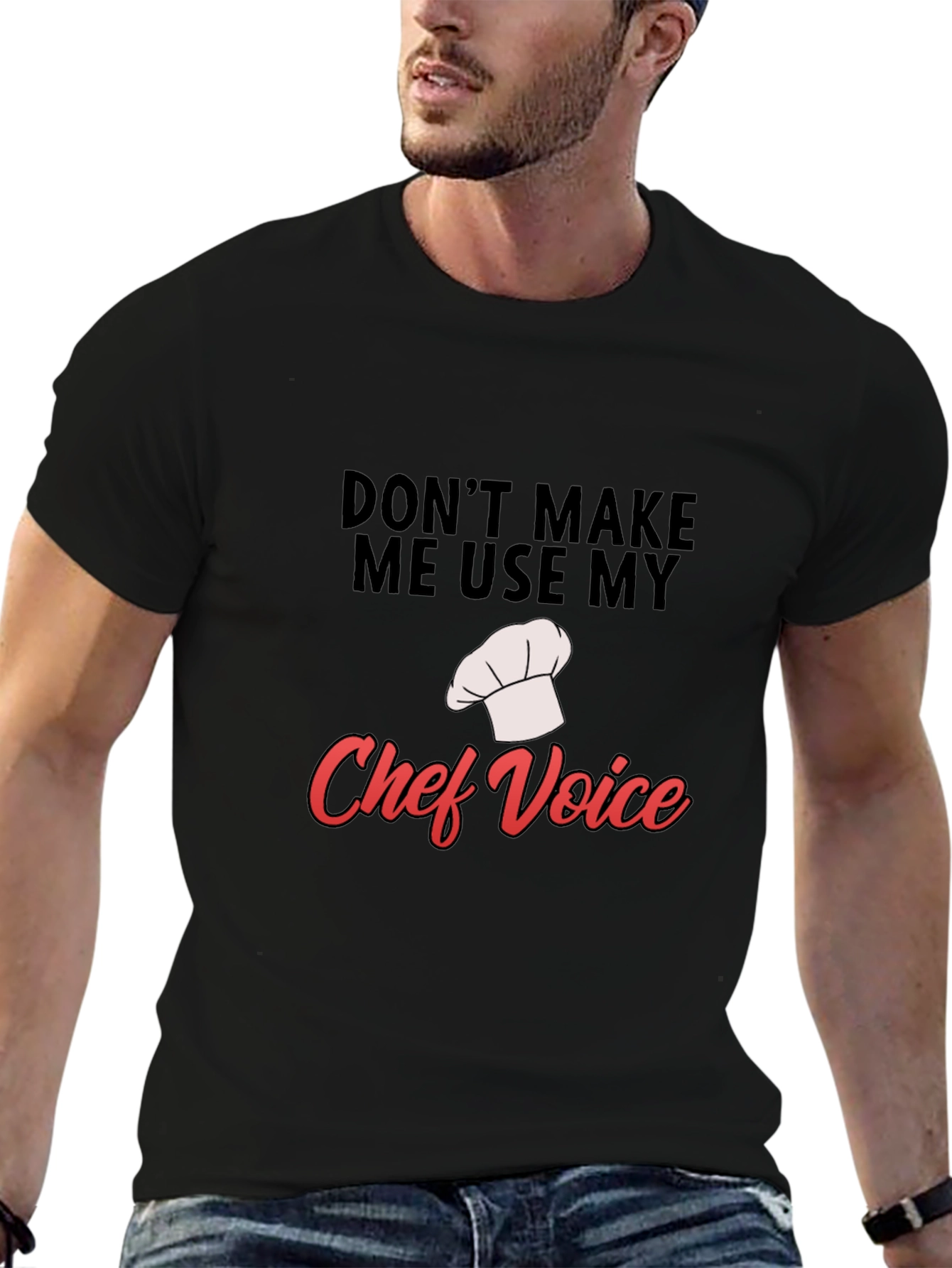 Chef Voice Graphic Tee - Funny Cook Shirt