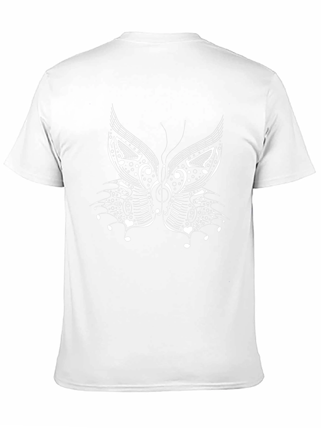 Music Butterfly Graphic T-Shirt