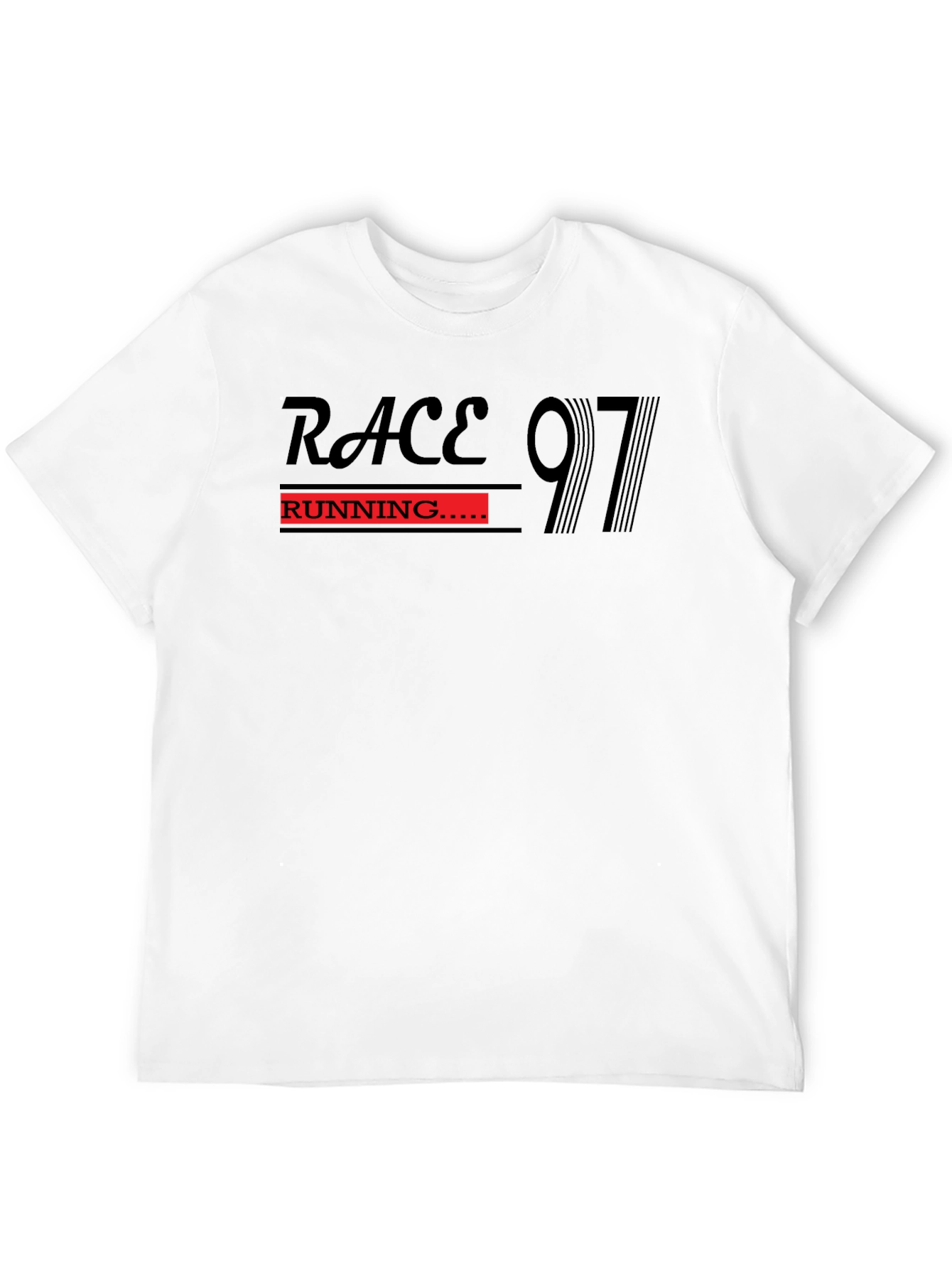 Race Running 97 Black T-Shirt