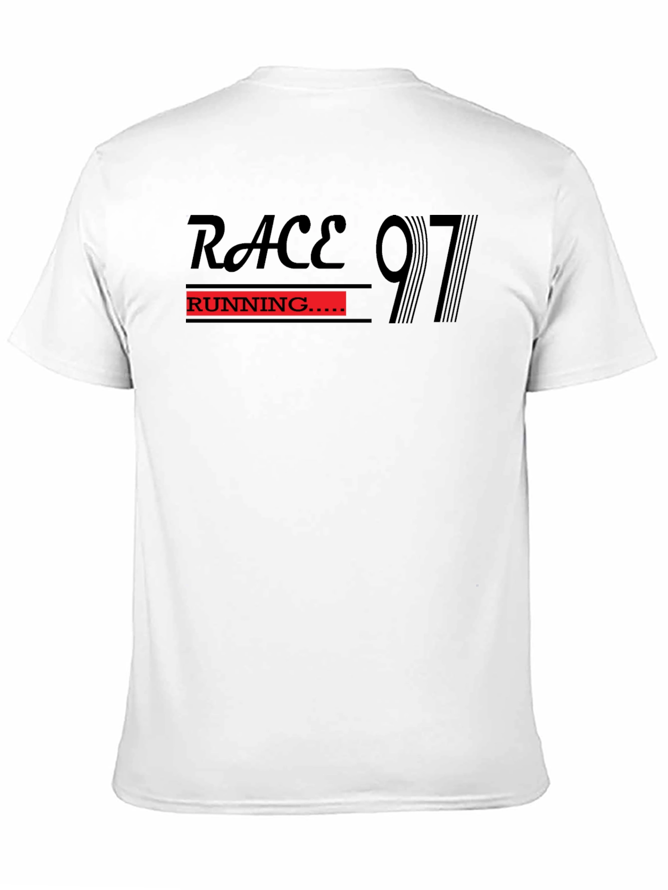 Race Running 97 Black T-Shirt