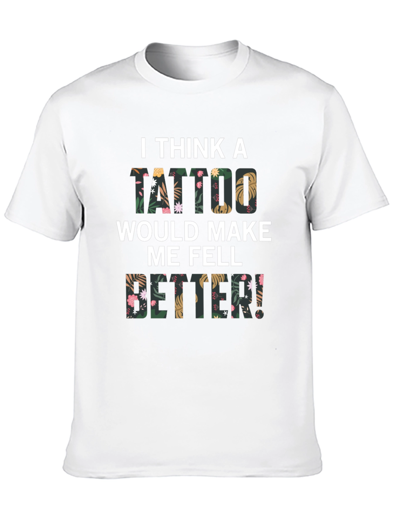 Tattoo Motivation Graphic Tee - Black