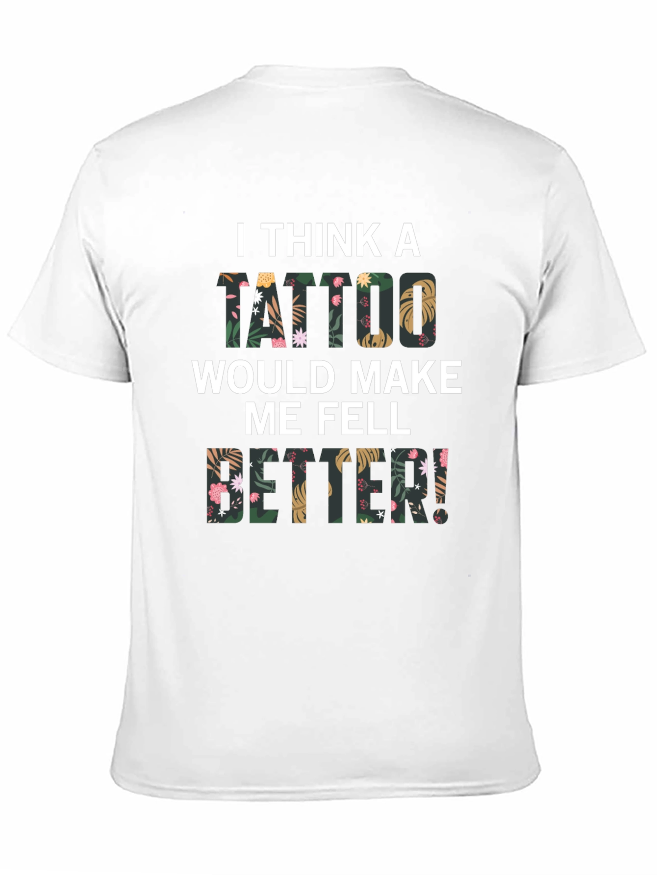 Tattoo Motivation Graphic Tee - Black