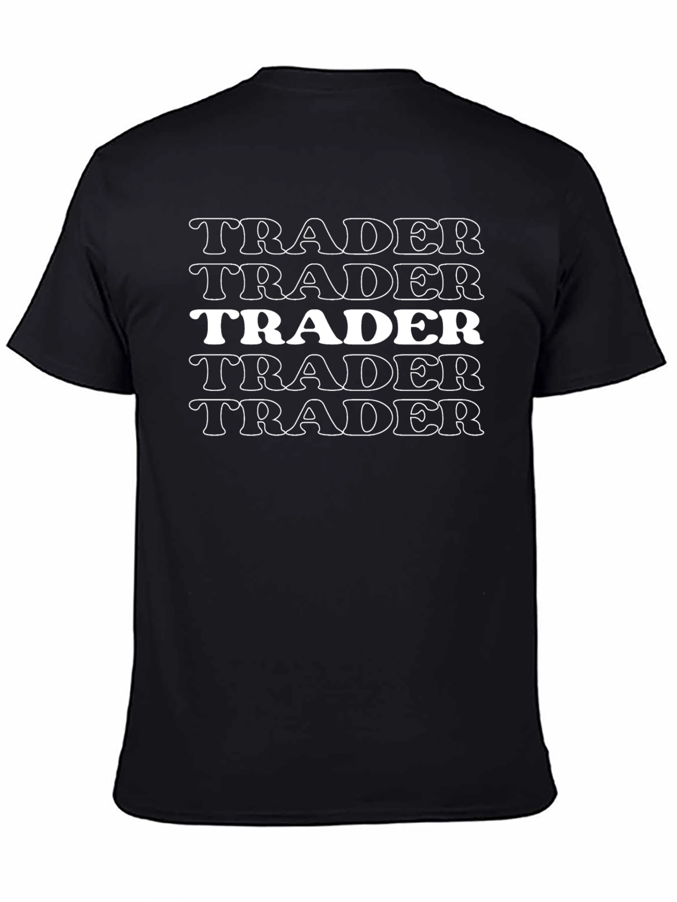 Trader Tee: Repetition Bold Statement T-Shirt
