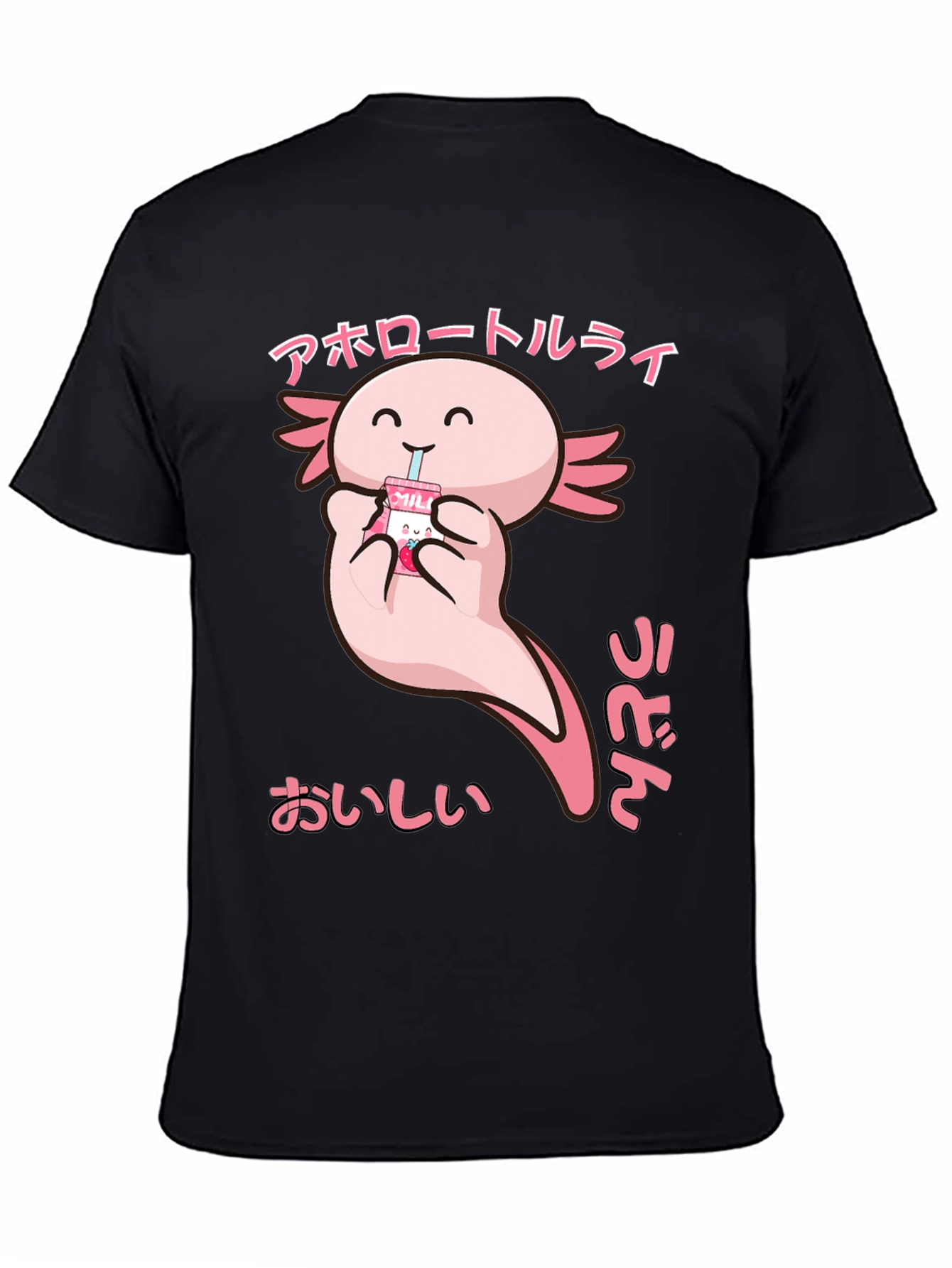 Axolotl Milk T-Shirt - Cute Kawaii Style