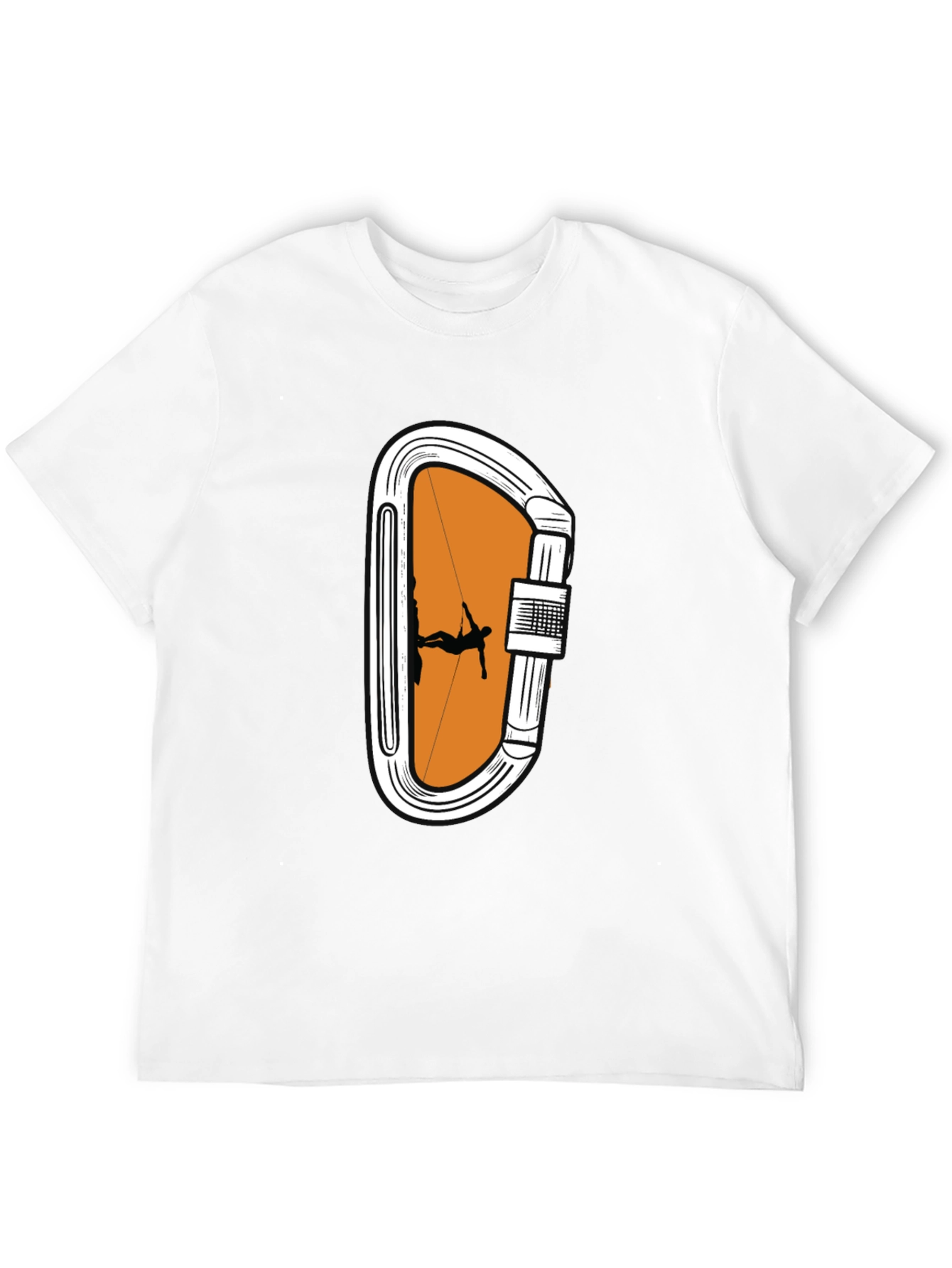 Climbing Carabiner Graphic T-Shirt - Outdoor Adventure