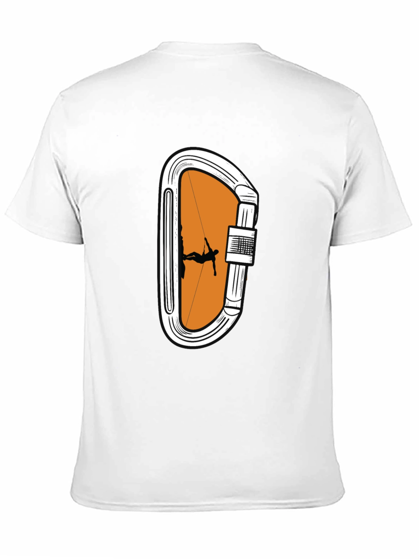 Climbing Carabiner Graphic T-Shirt - Outdoor Adventure