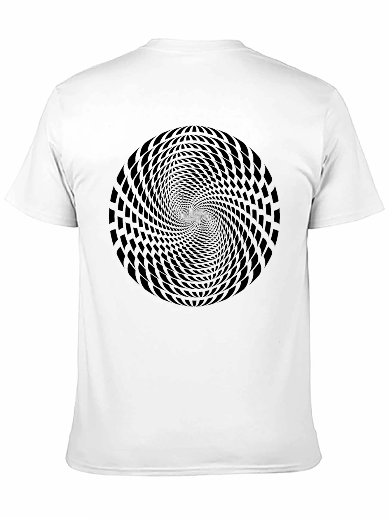 Optical Illusion Black T-Shirt