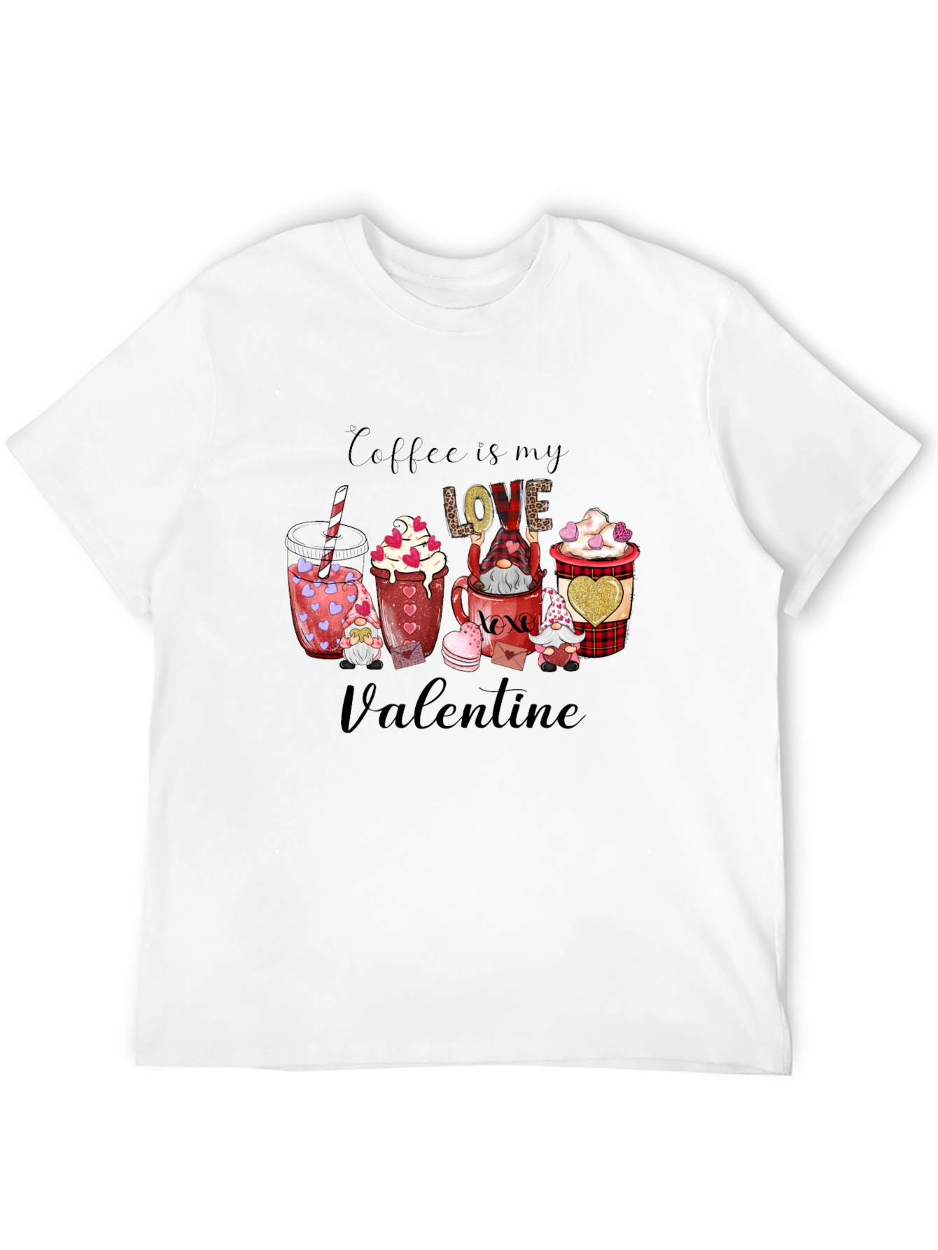 Coffee is My Love Valentine Graphic Tee