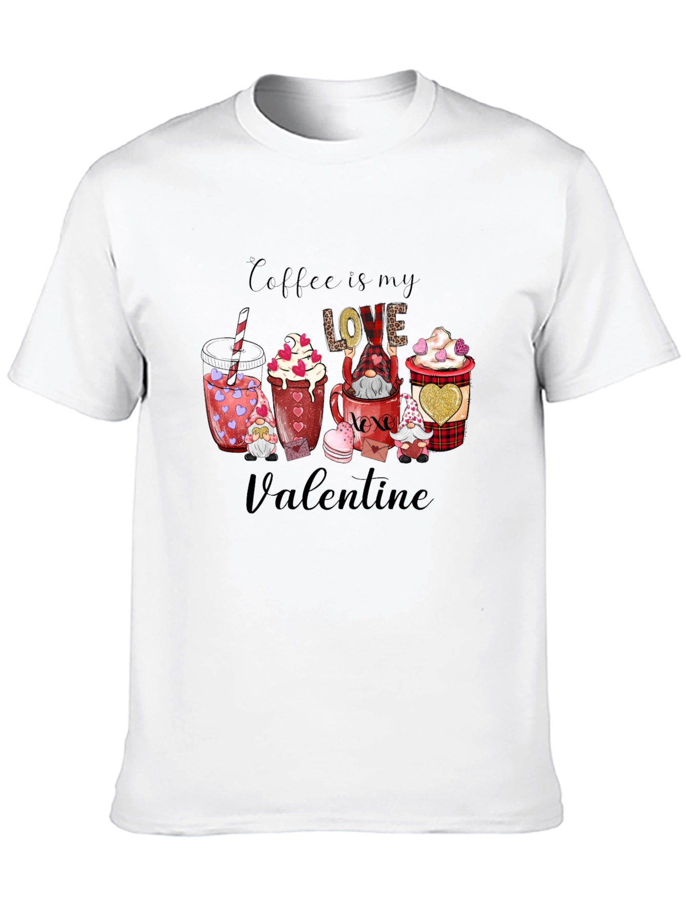Coffee is My Love Valentine Graphic Tee