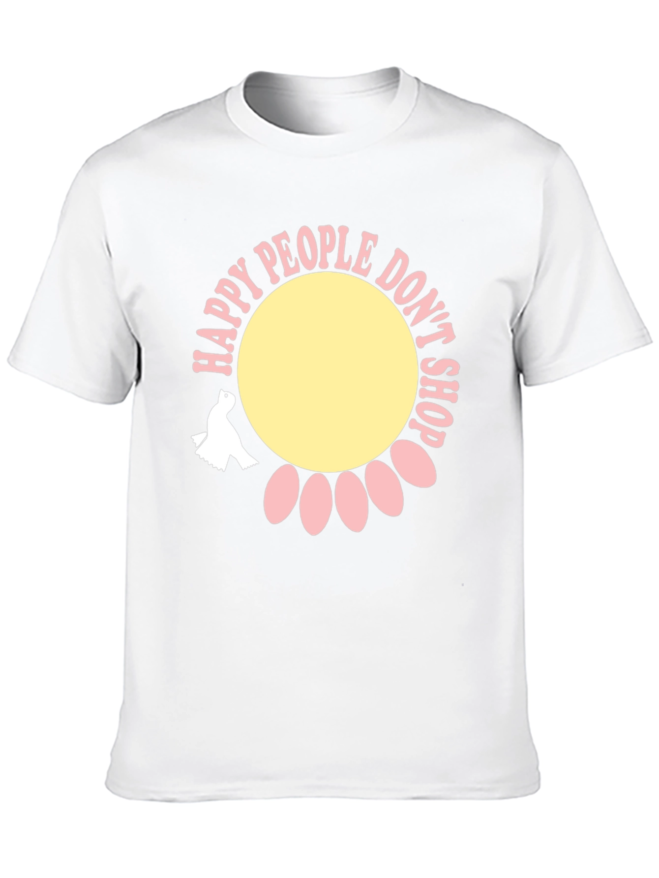Happy People Dont Shop Graphic Tee