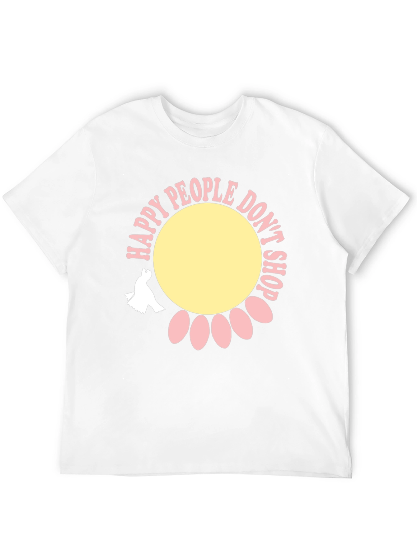 Happy People Dont Shop Graphic Tee