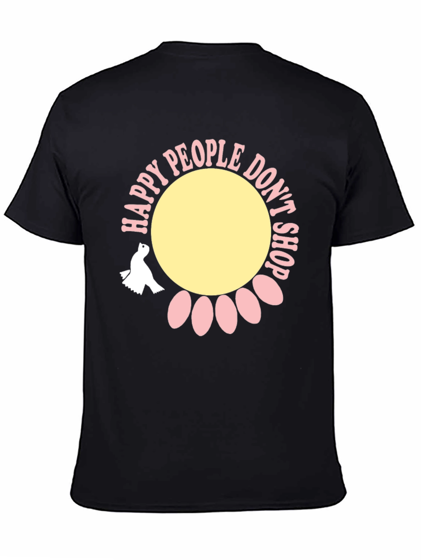 Happy People Dont Shop Graphic Tee