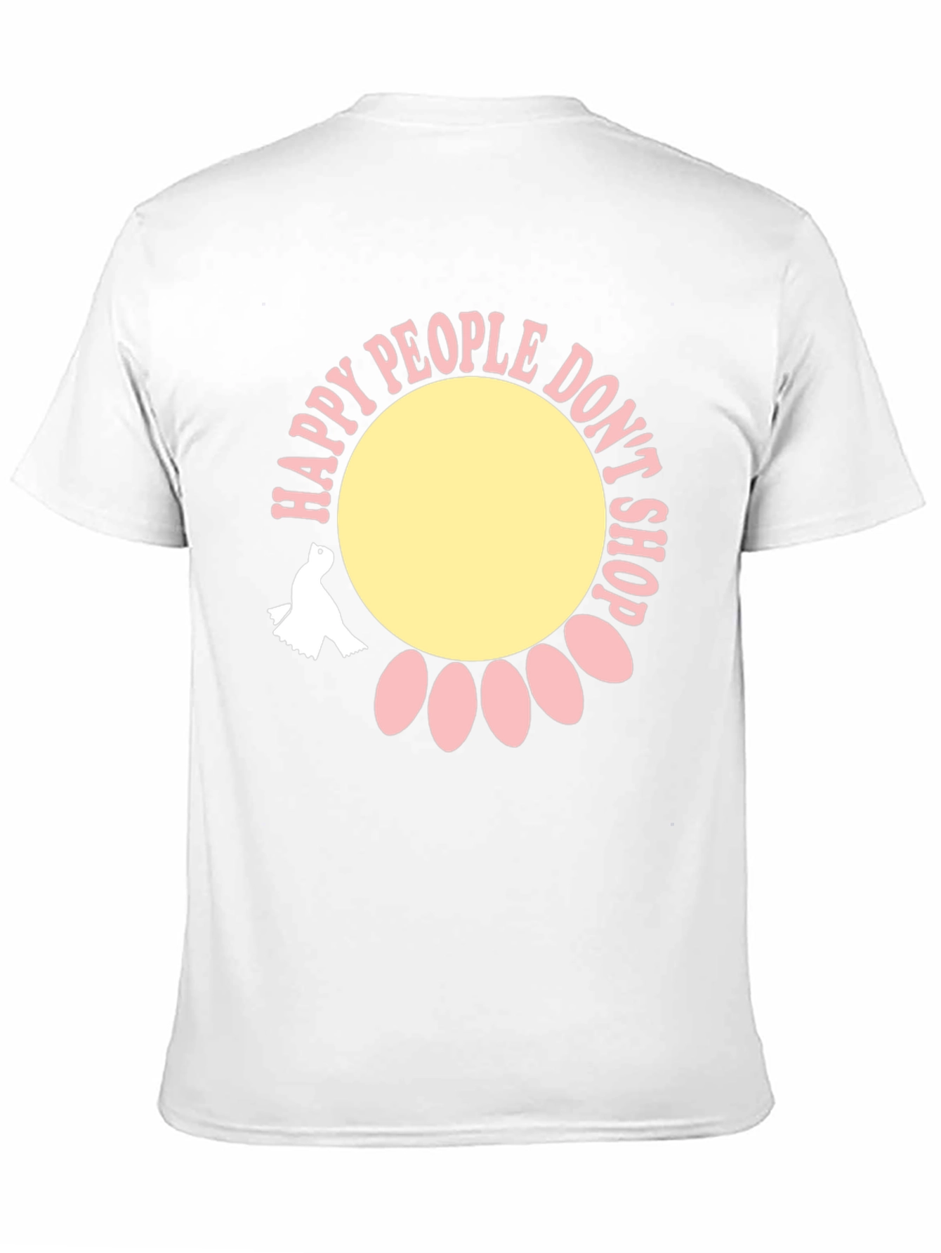 Happy People Dont Shop Graphic Tee