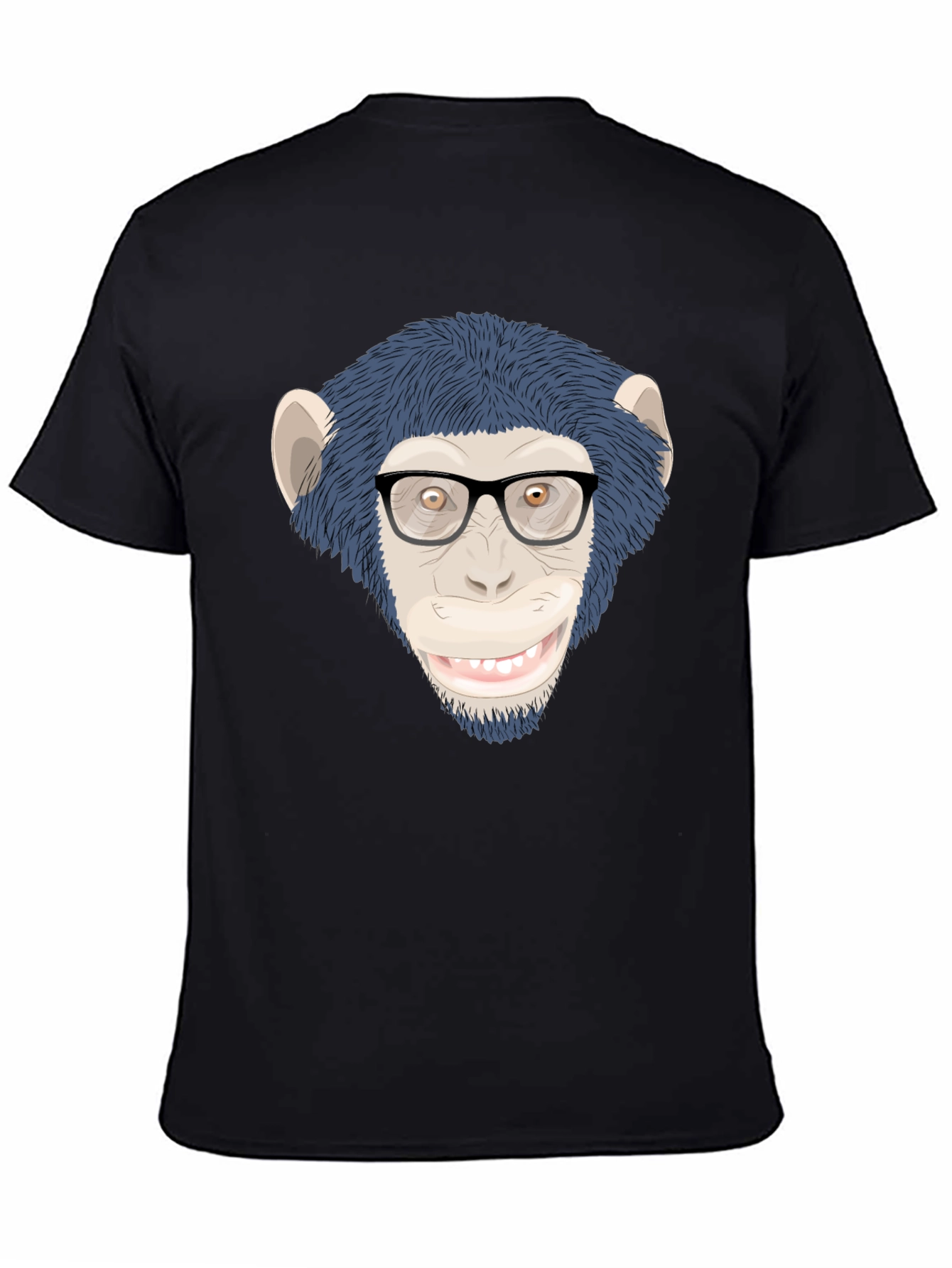 Funny Monkey with Glasses T-Shirt - Unisex
