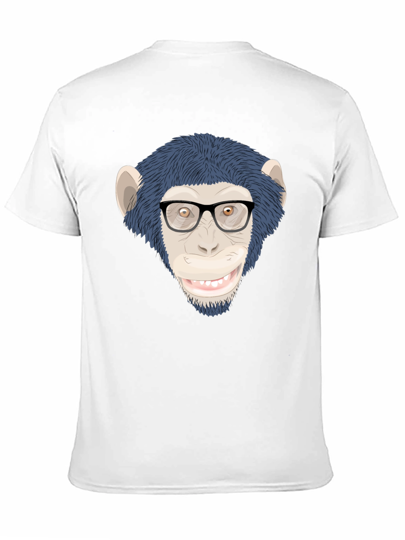 Funny Monkey with Glasses T-Shirt - Unisex