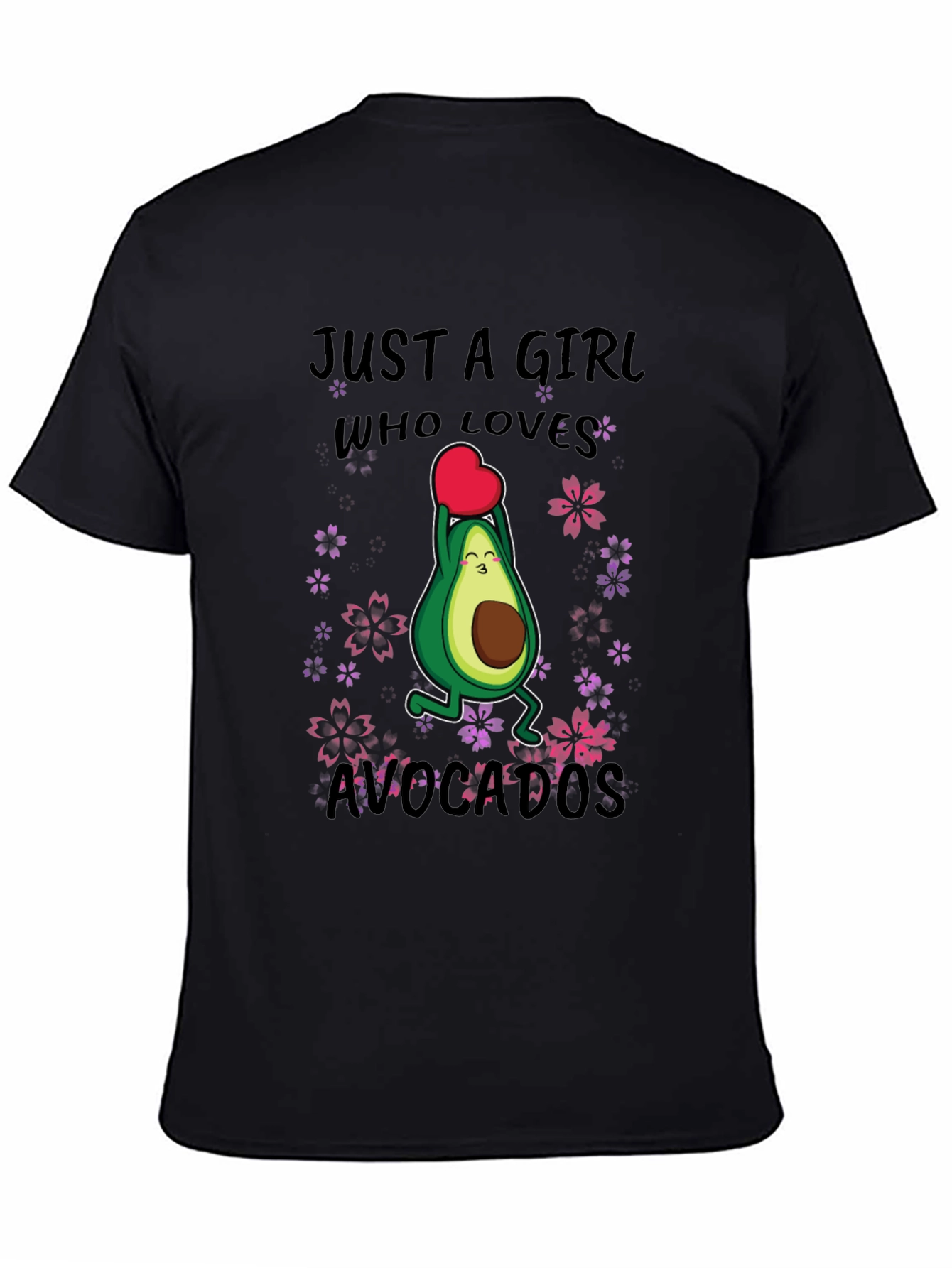 Just A Girl Who Loves Avocados Funny T-Shirt