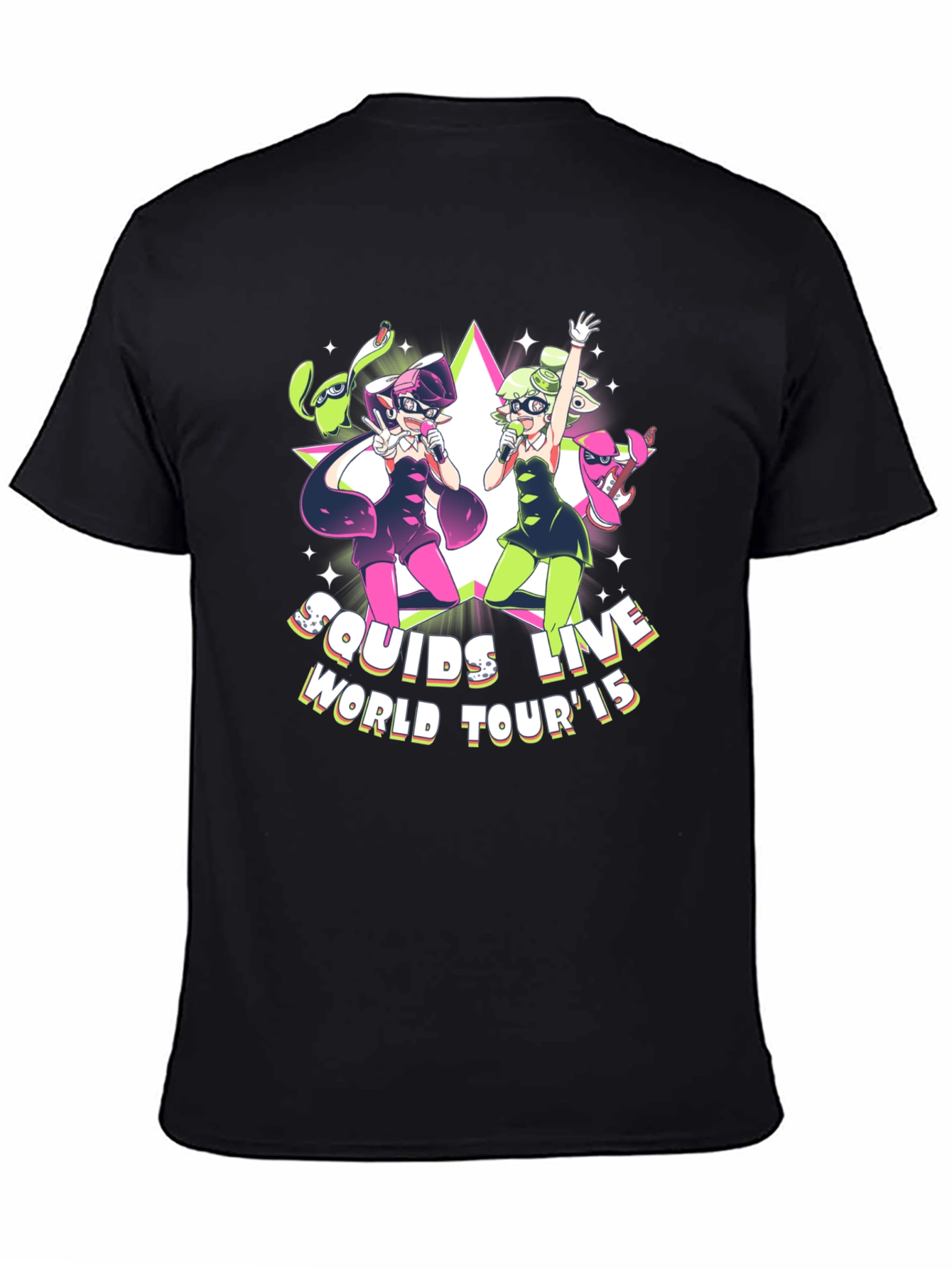 Squids Live World Tour 15 Black T-Shirt