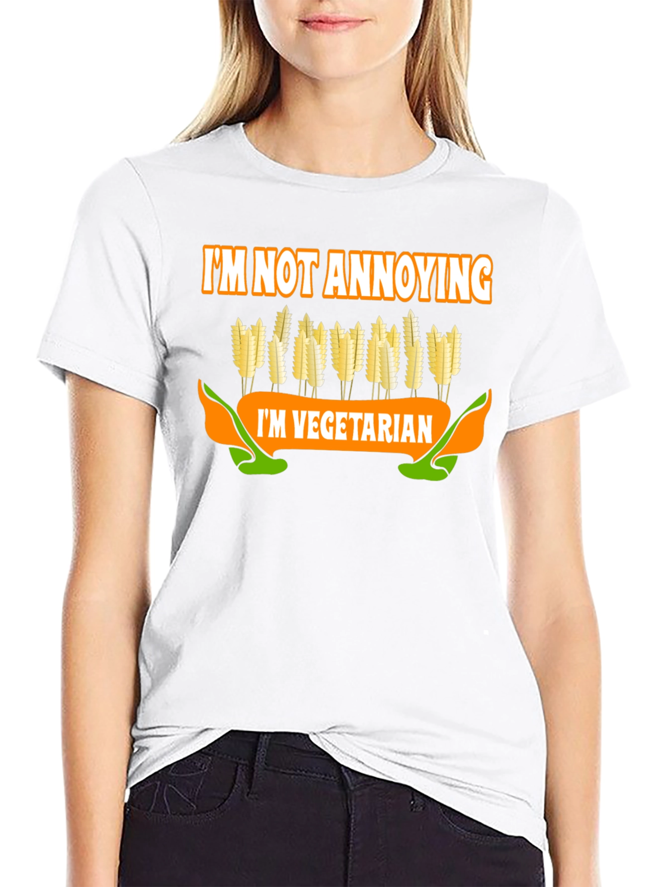 Vegetarian T-Shirt: Im Not Annoying Tee