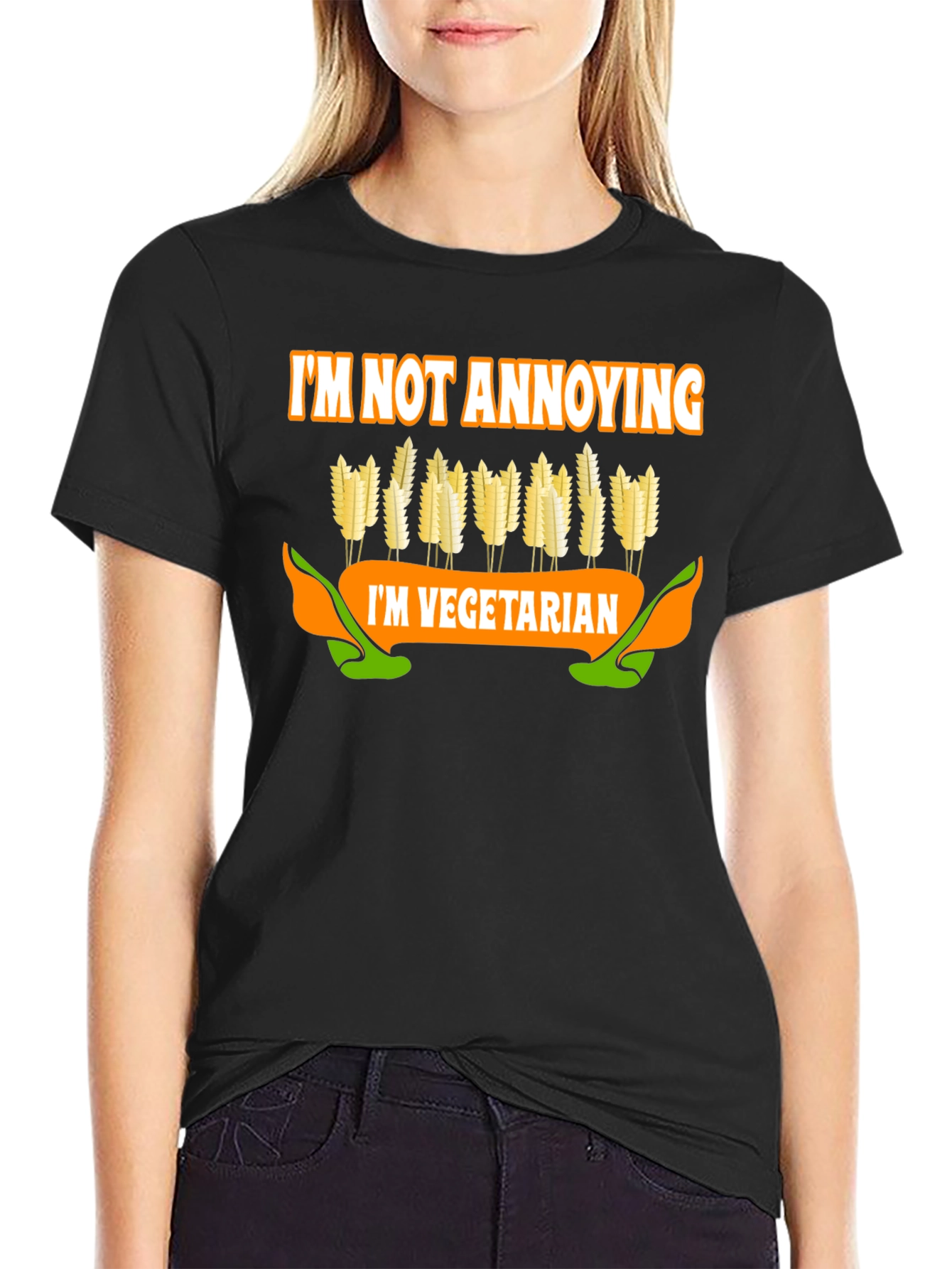 Vegetarian T-Shirt: Im Not Annoying Tee
