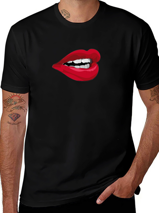 Bold Lips Graphic Tee - Stylish & Edgy!