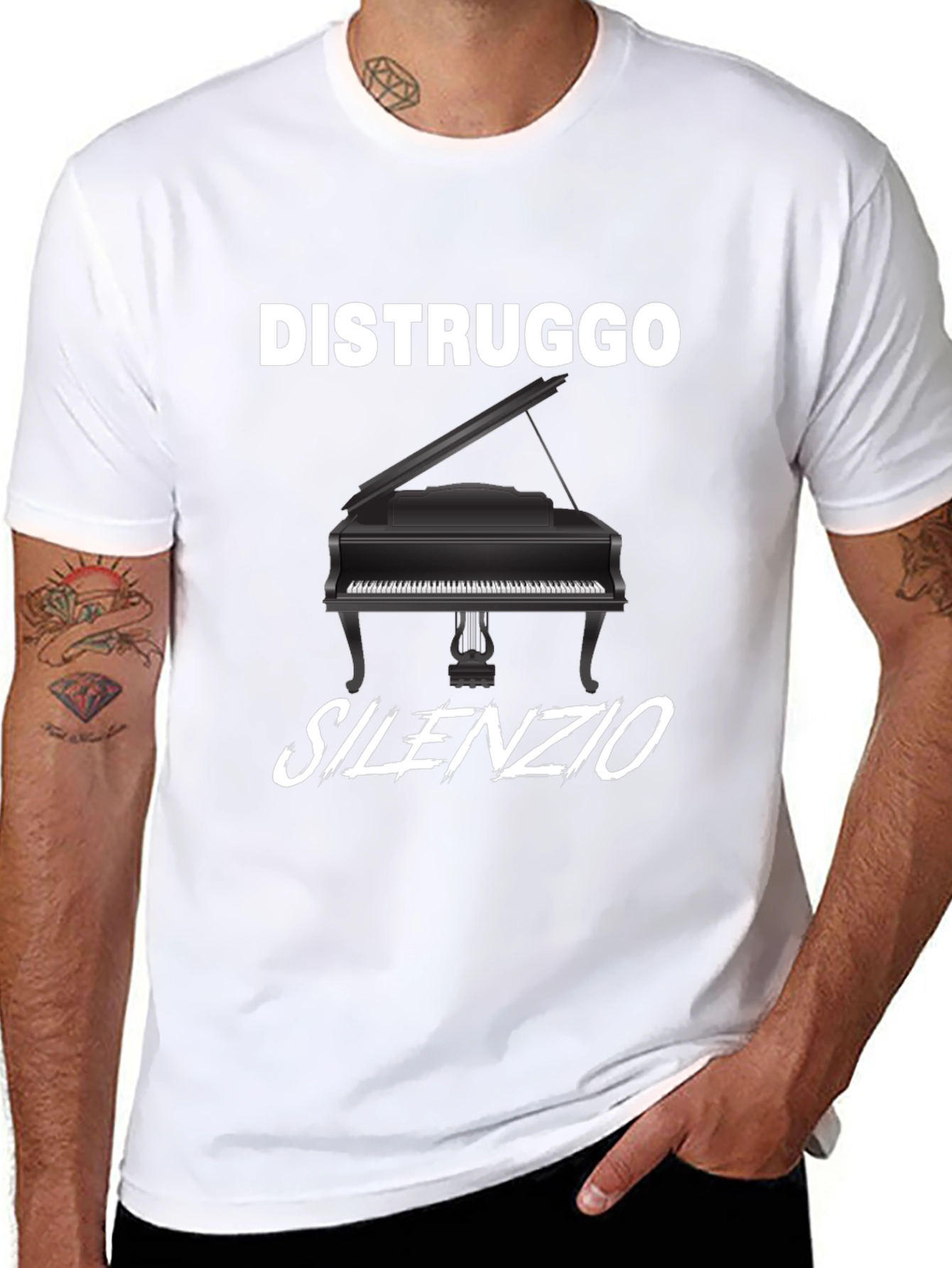 Distruggo Silenzio Piano T-Shirt