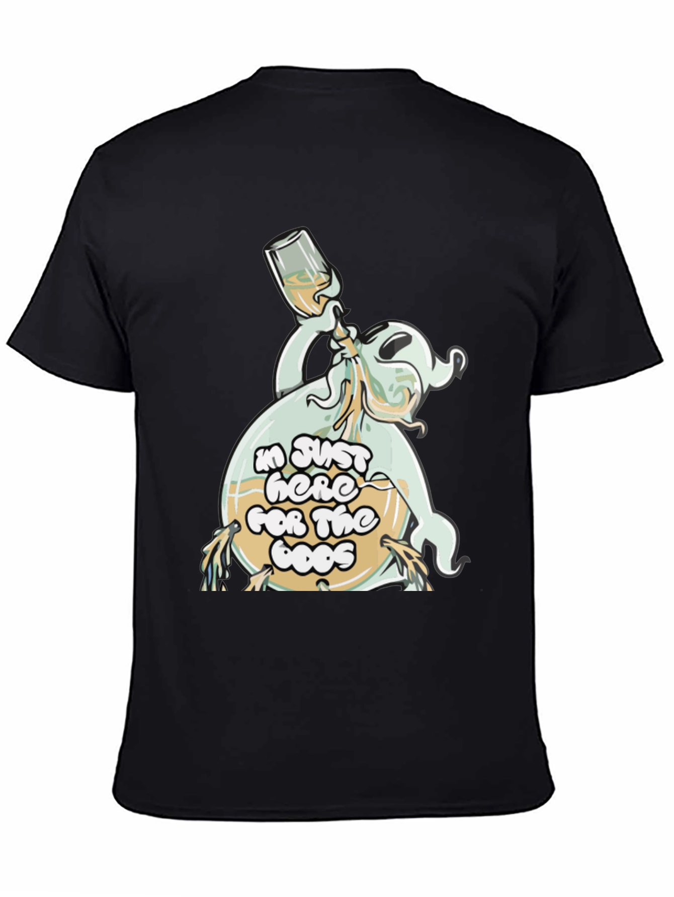 Booze Ghost Black T-Shirt