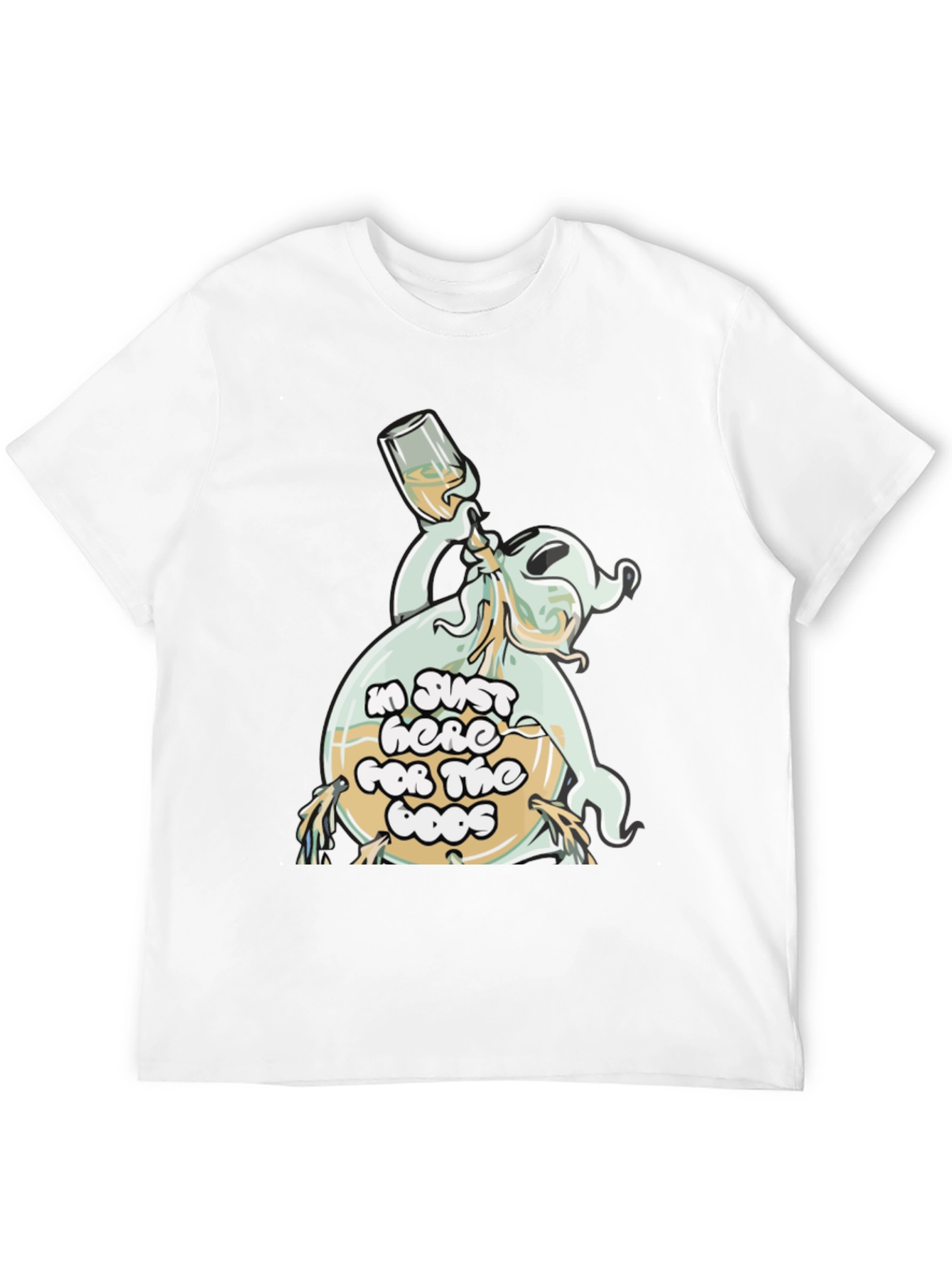 Booze Ghost Black T-Shirt