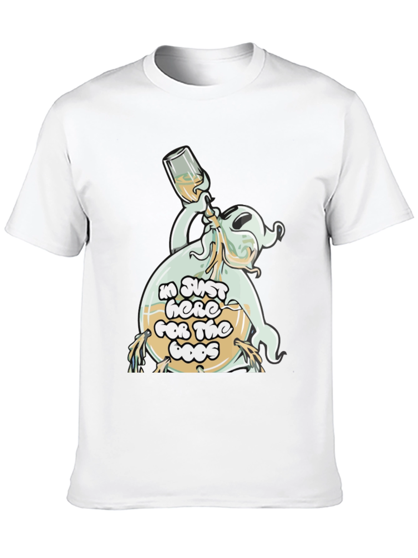 Booze Ghost Black T-Shirt