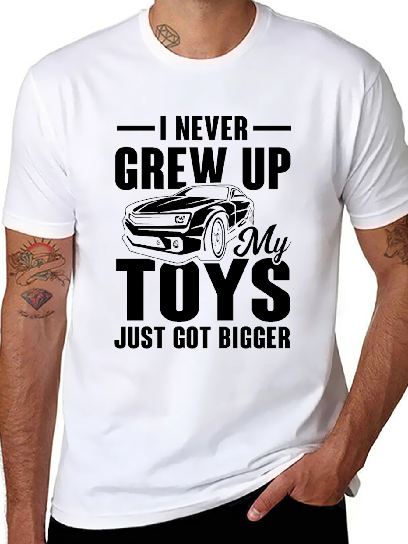 I Never Grew Up T-Shirt: Car Lover Tee