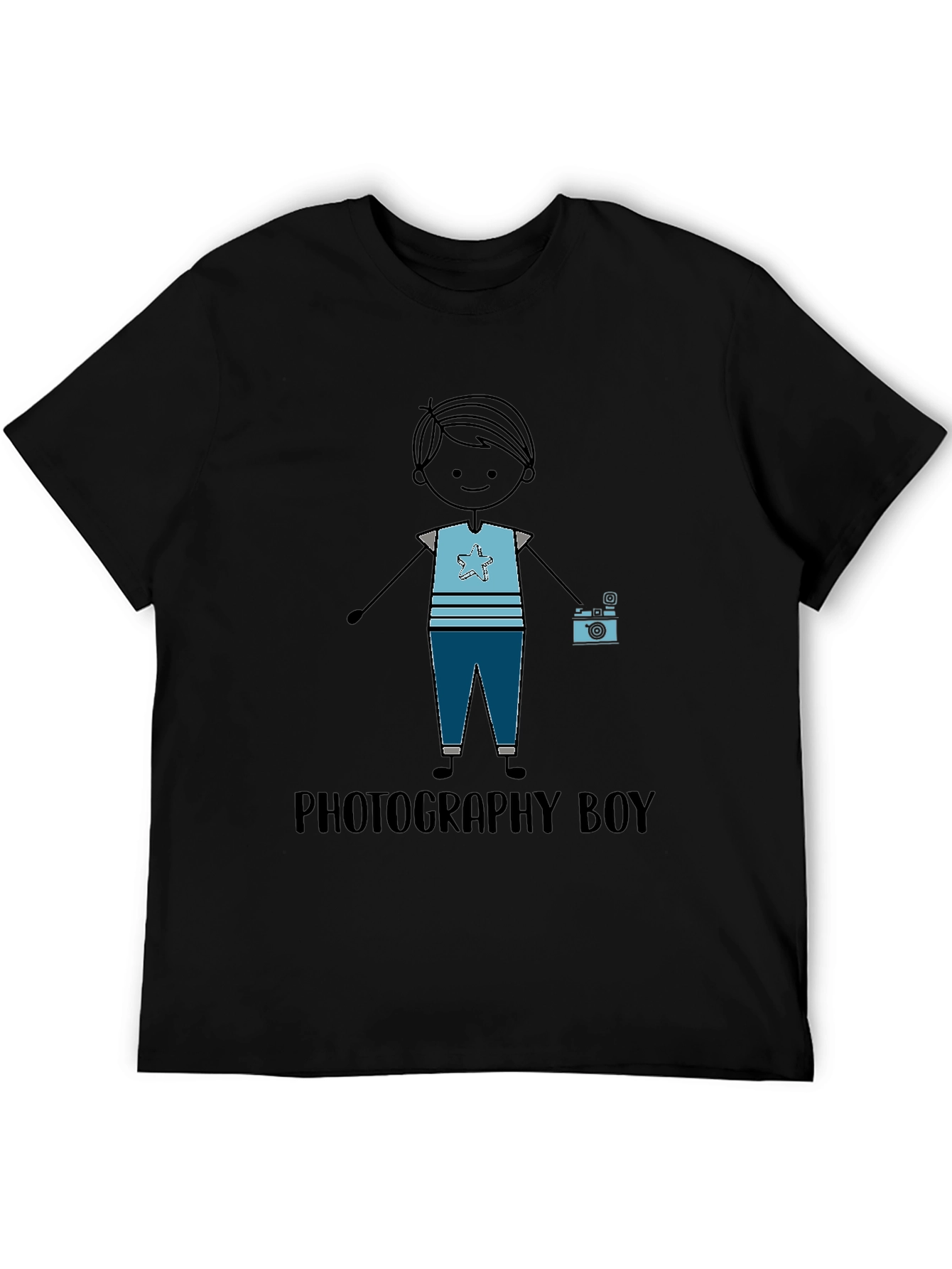 Photography Boy Graphic T-Shirt