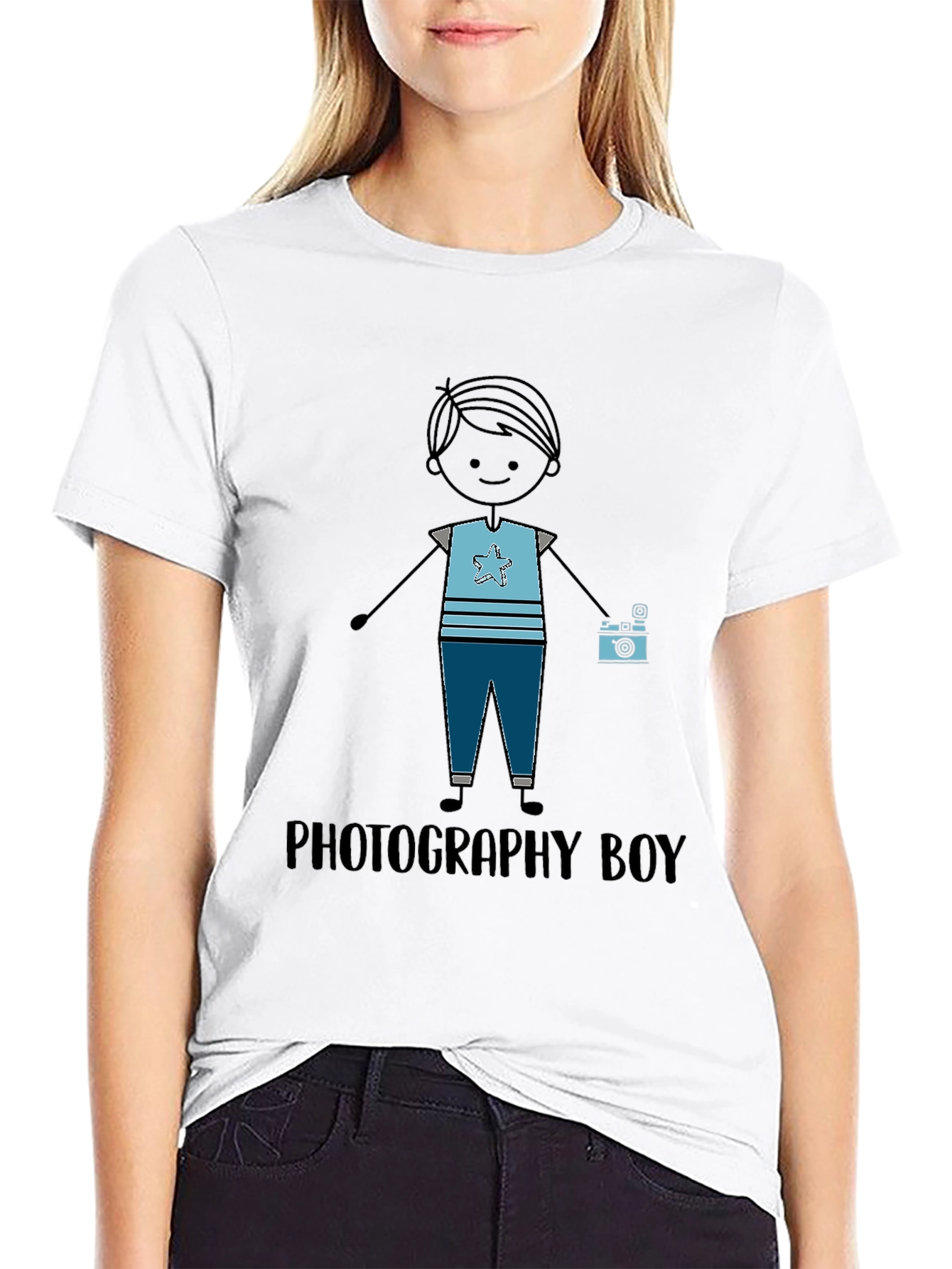 Photography Boy Graphic T-Shirt