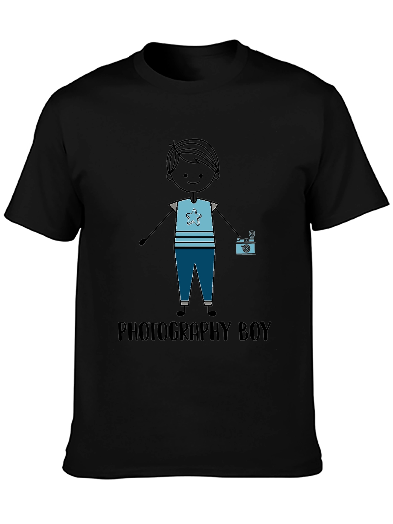 Photography Boy Graphic T-Shirt